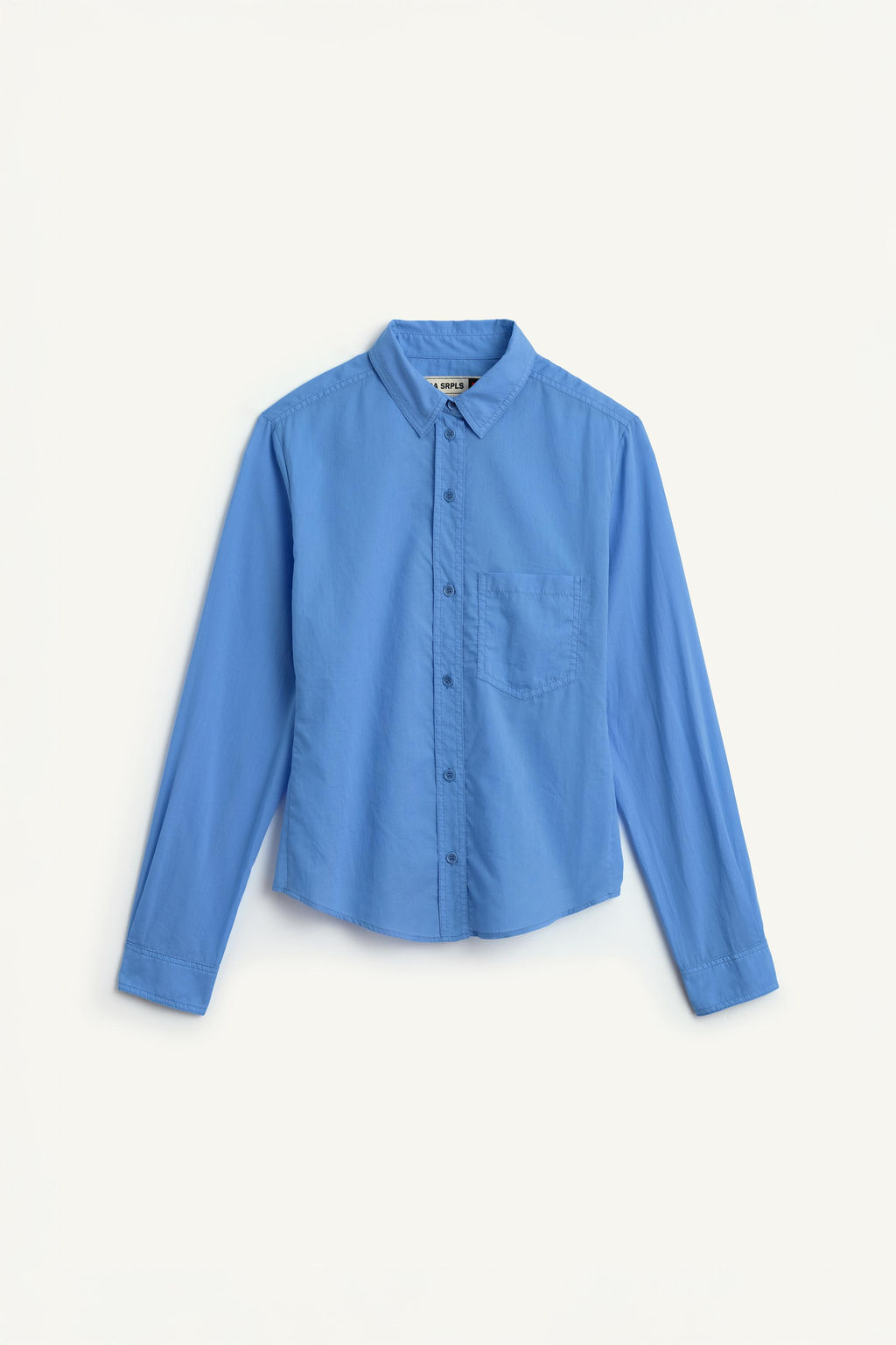 VL CRPPD SHRT 16 / Azul / Blanco - Zara фото 5