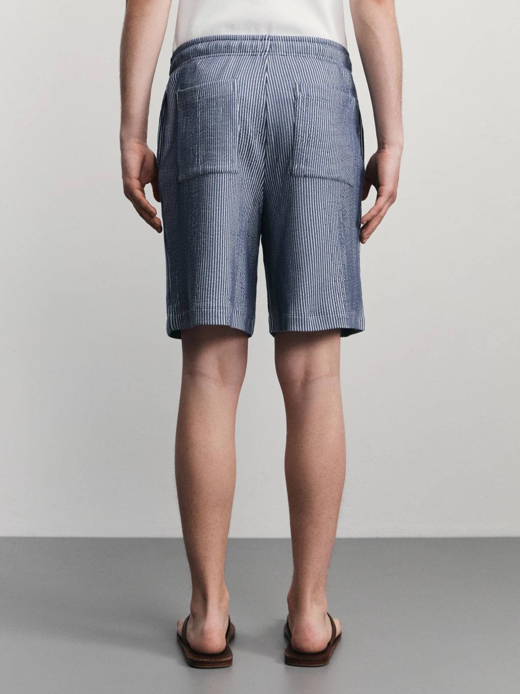 Шорты relax в полоску / Zarina  фото 5