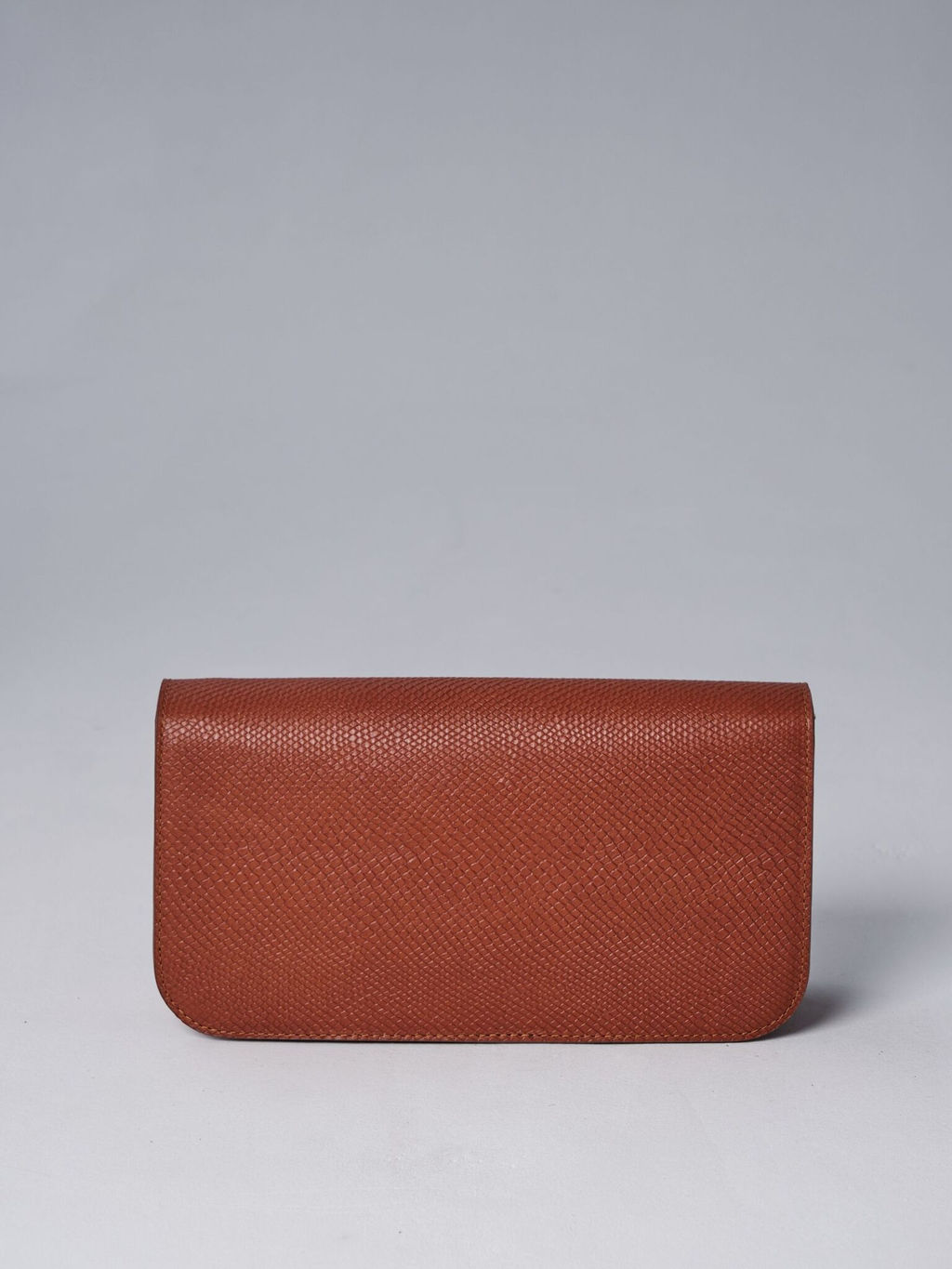 Сумка кожаная багет Deboro 30138 питон