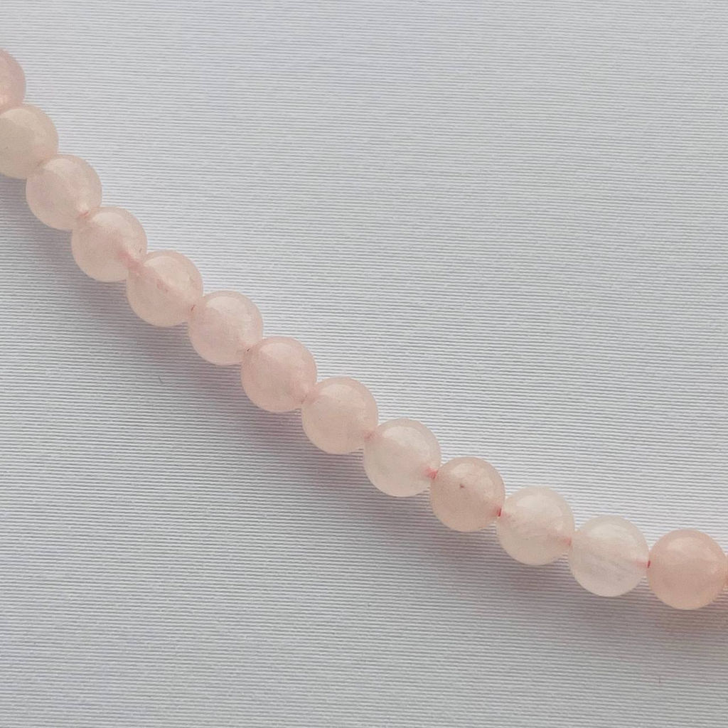 Колье с кулоном из Розового кварца