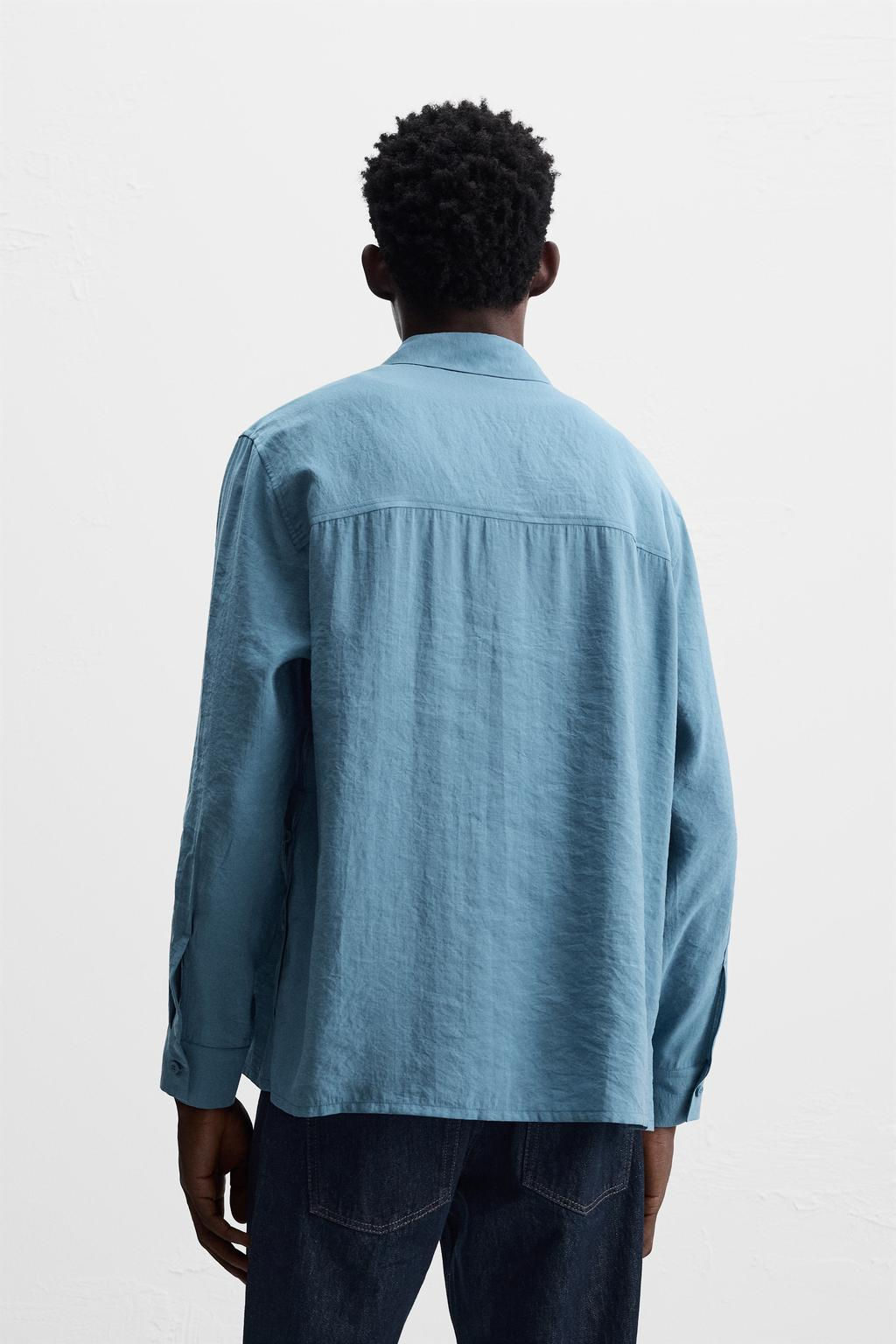 SHIRT WITH SIDE BUTTONS - Zara фото 23