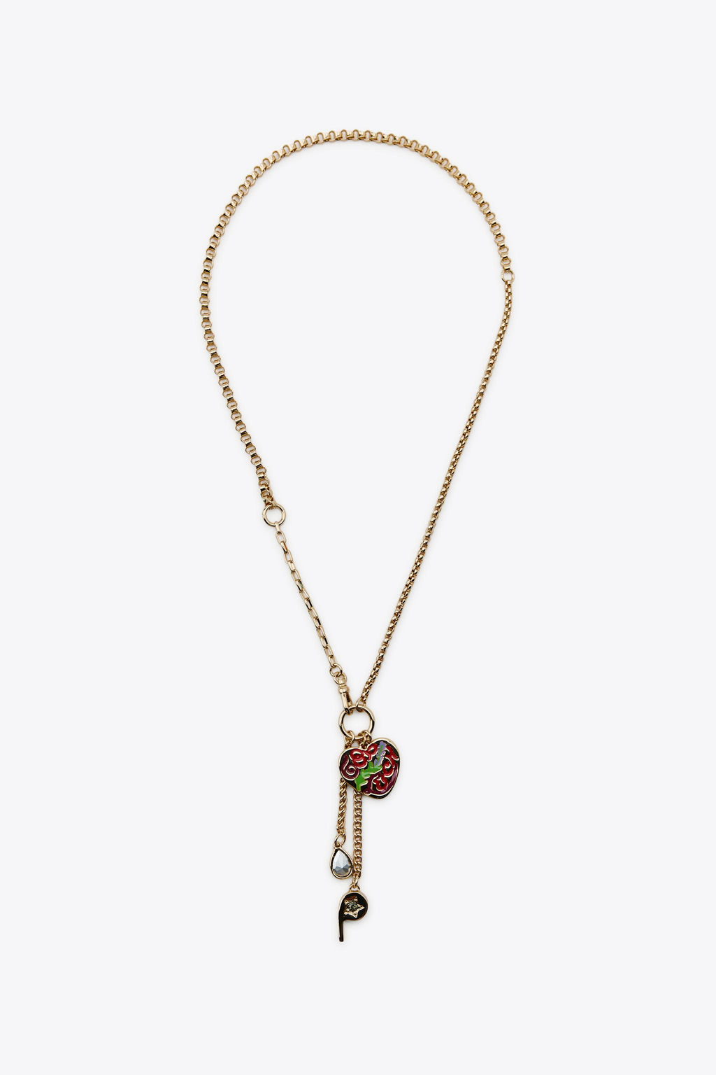 PACK OF 2 ENAMELLED SKULL NECKLACES - Zara фото 4