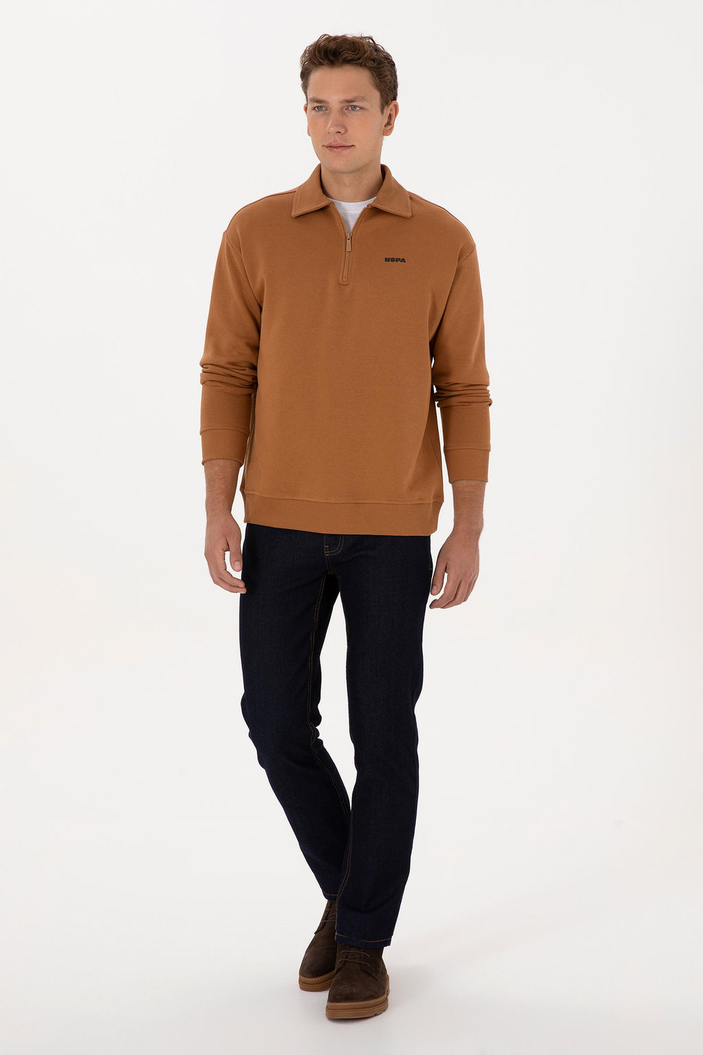 Erkek Koyu Mavi Straight Fit Jean Pantolon - U.s. polo assn фото 3