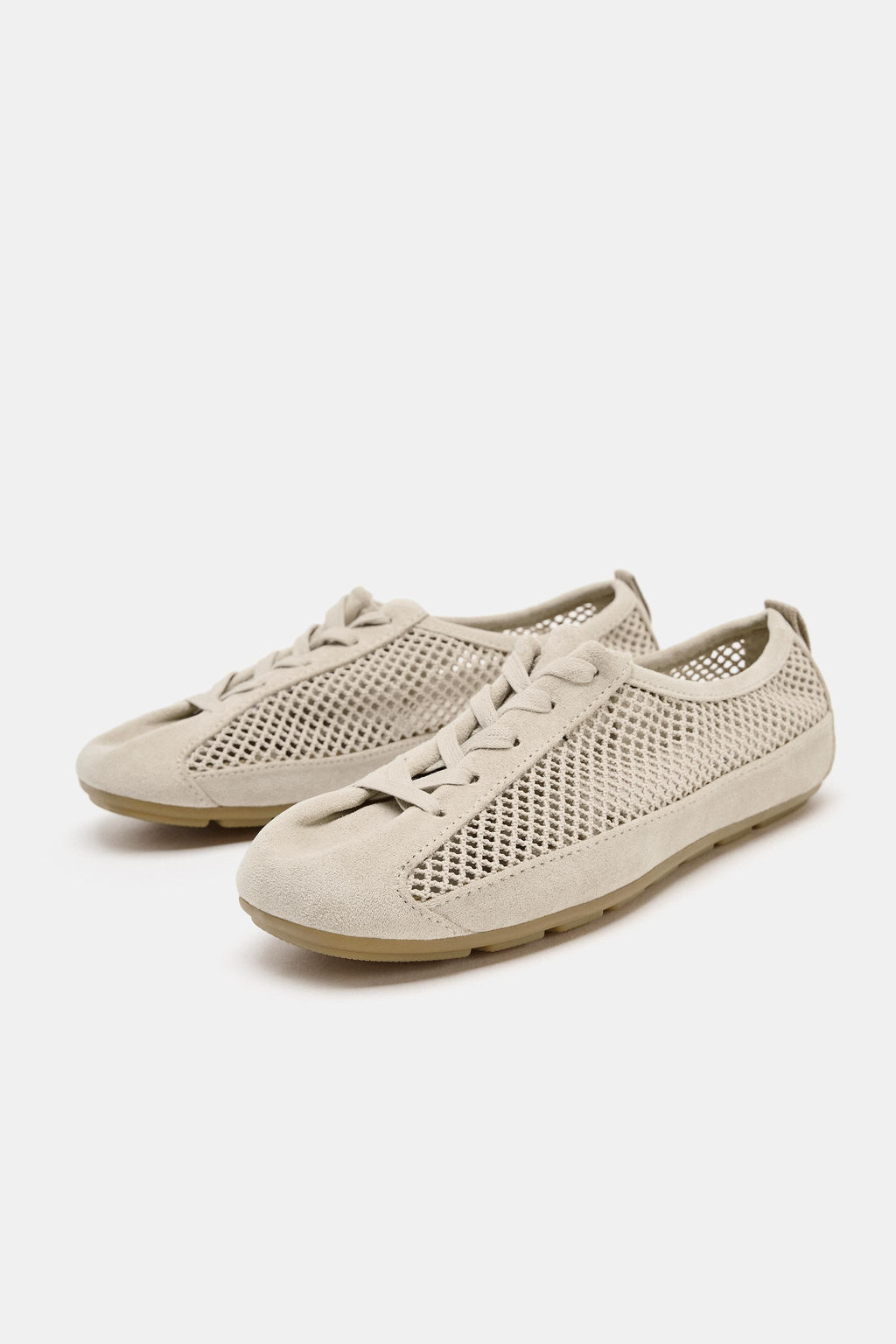 ZAPATILLA REJILLA TIRADOR / Blanco Crudo - Zara фото 4