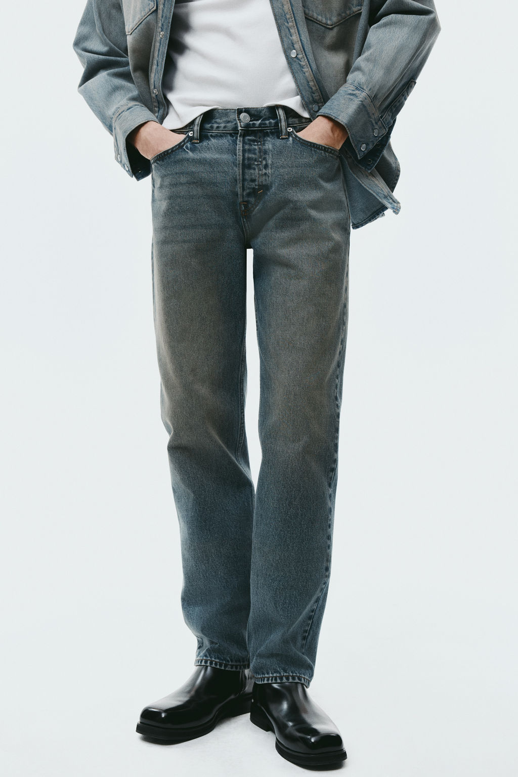 Original Straight Jeans - H&m фото 6