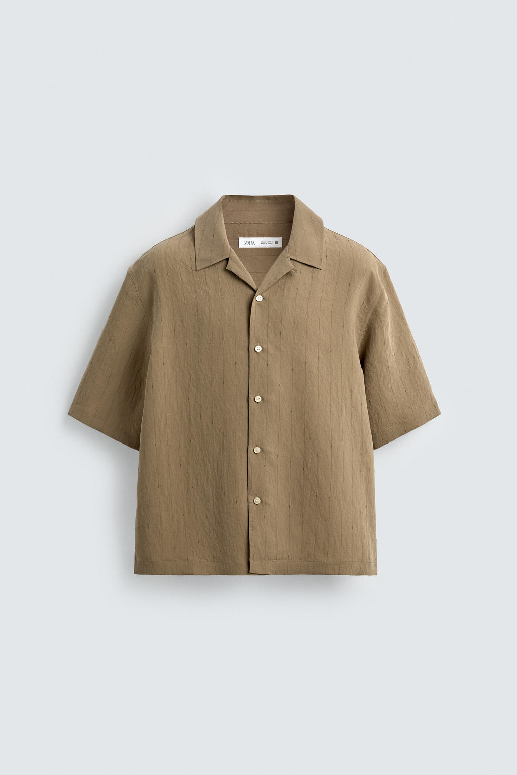 STRIPED FLOWING SHIRT - Zara фото 7