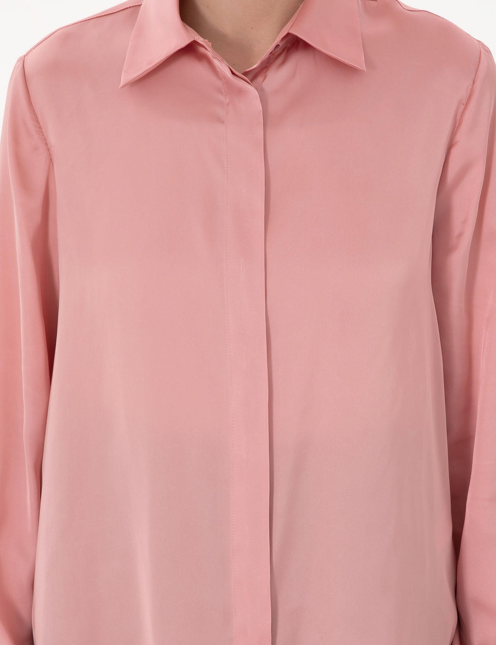 Pudra Comfort Fit Uzun Kollu G_mlek