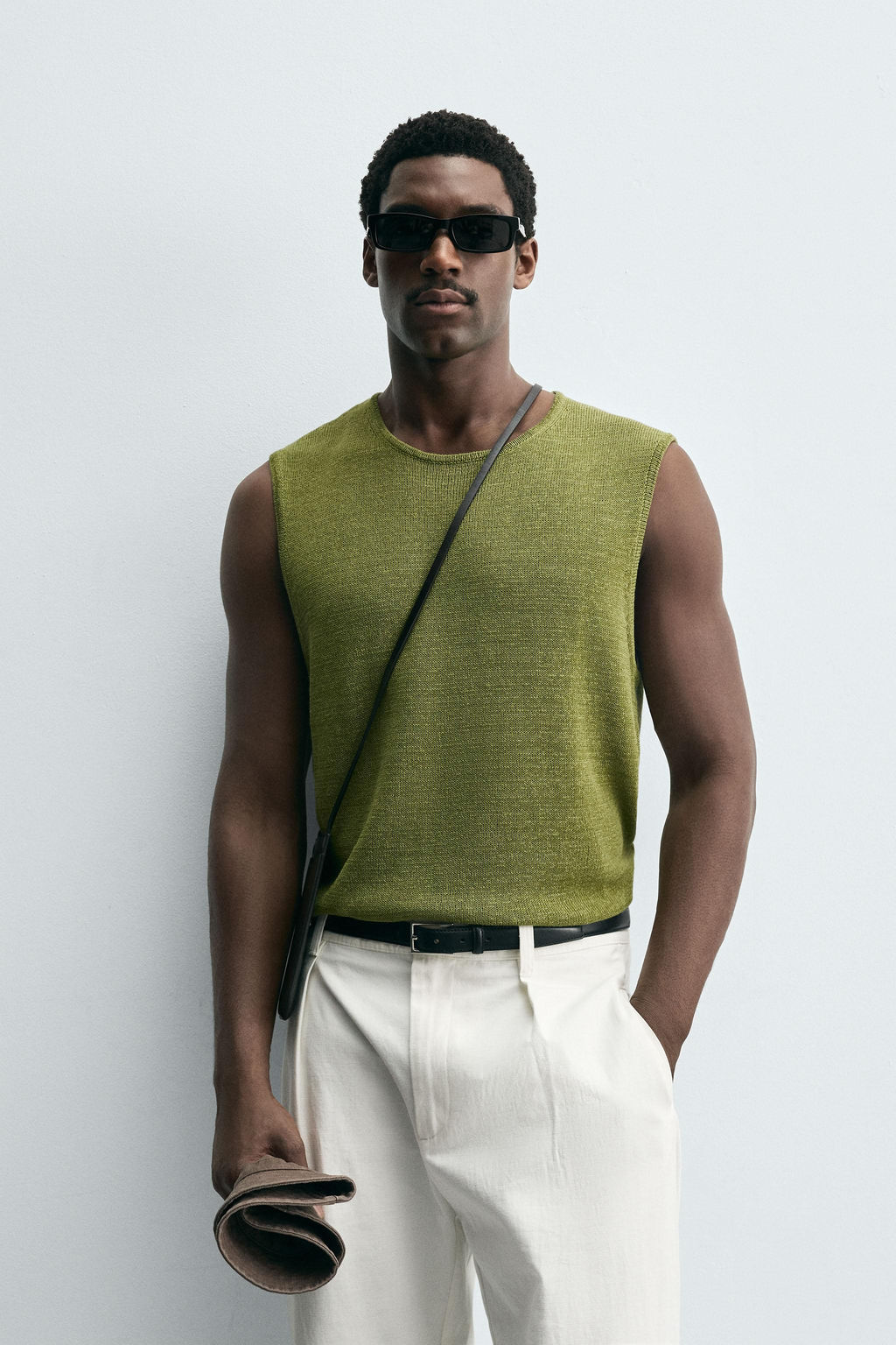 LINEN BLEND KNIT VEST - Zara фото 2