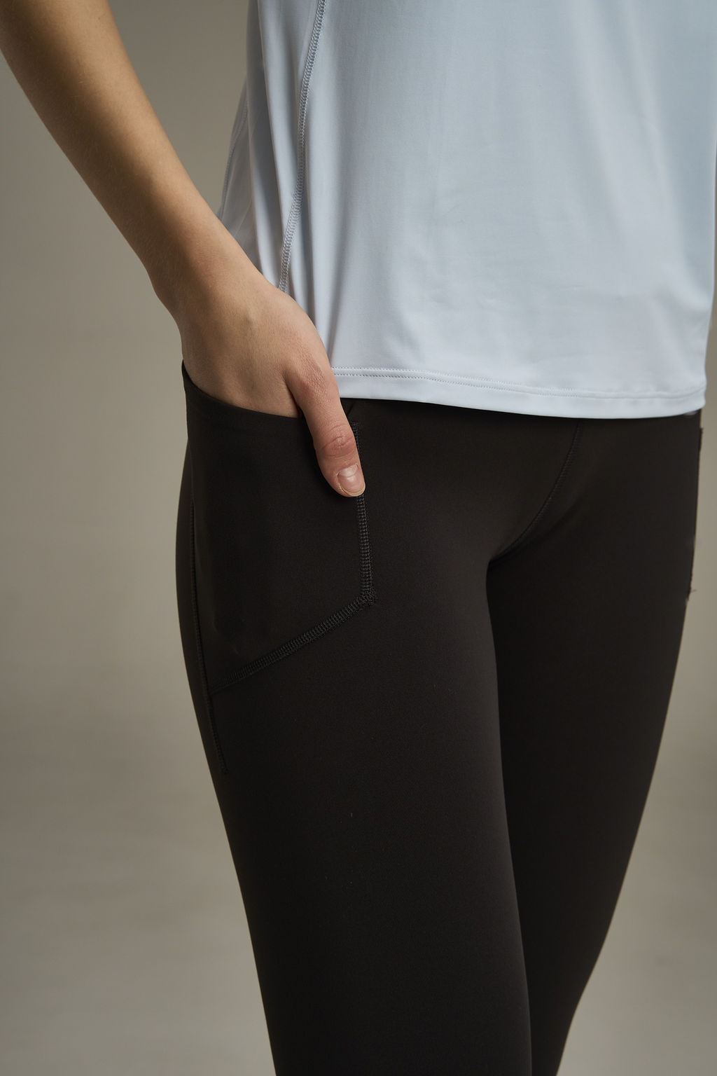 Легинсы укороченные Черный ANTA PRO Tight Ankle Pants