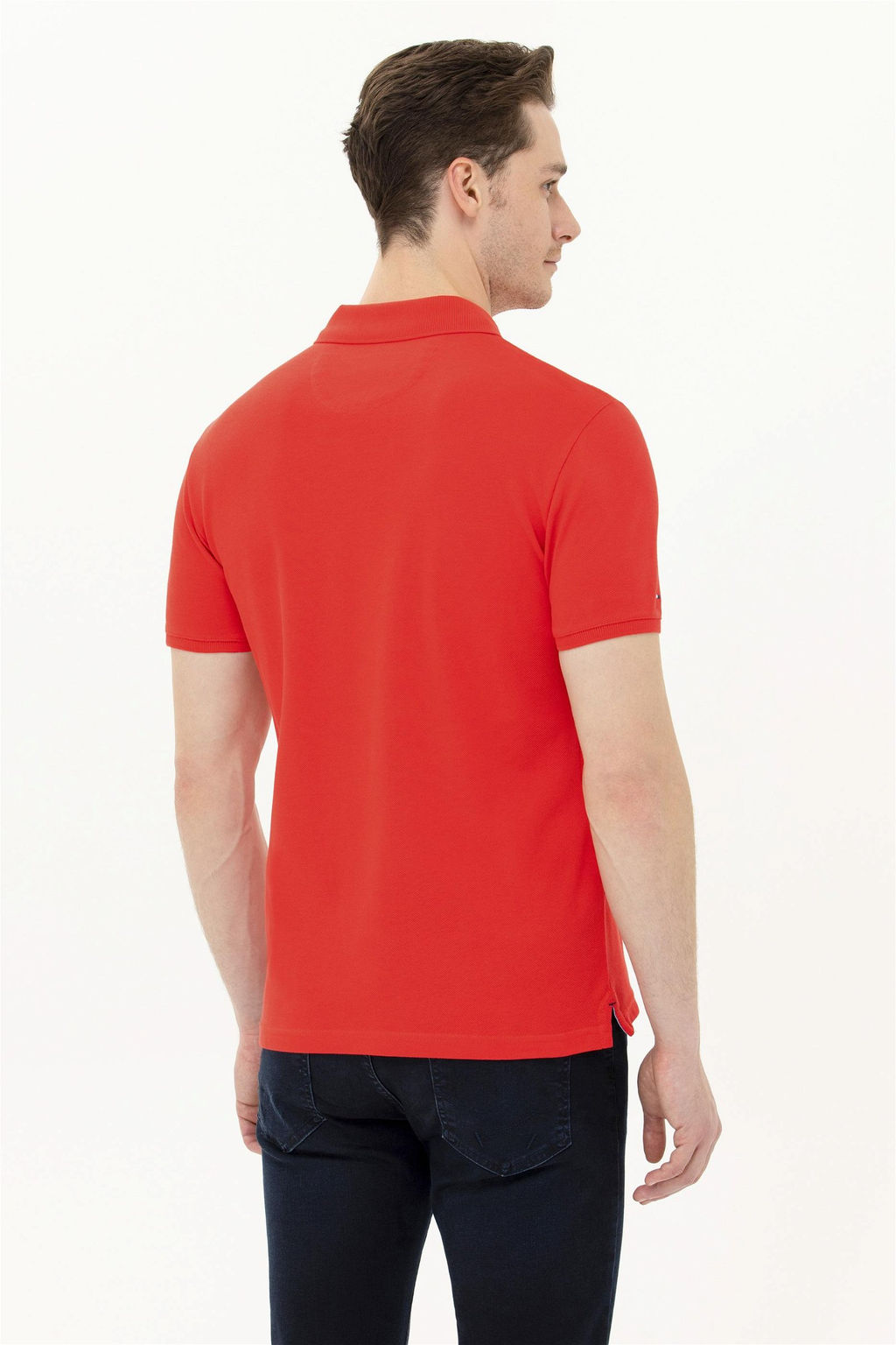 Мужская красная базовая футболка - U.s. polo assn фото 12