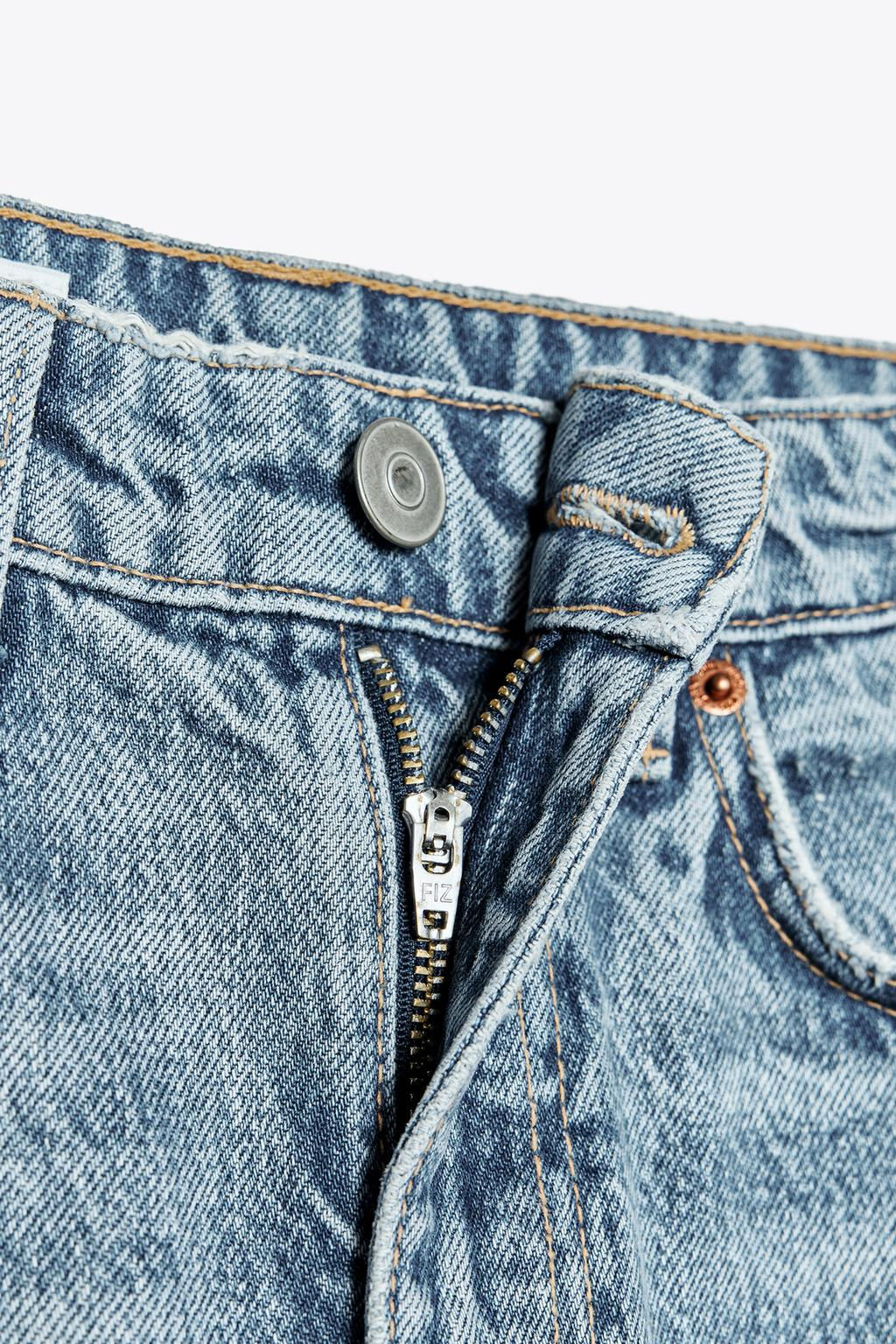 TRF MOM FIT HIGH-WAIST JEANS - Zara фото 6