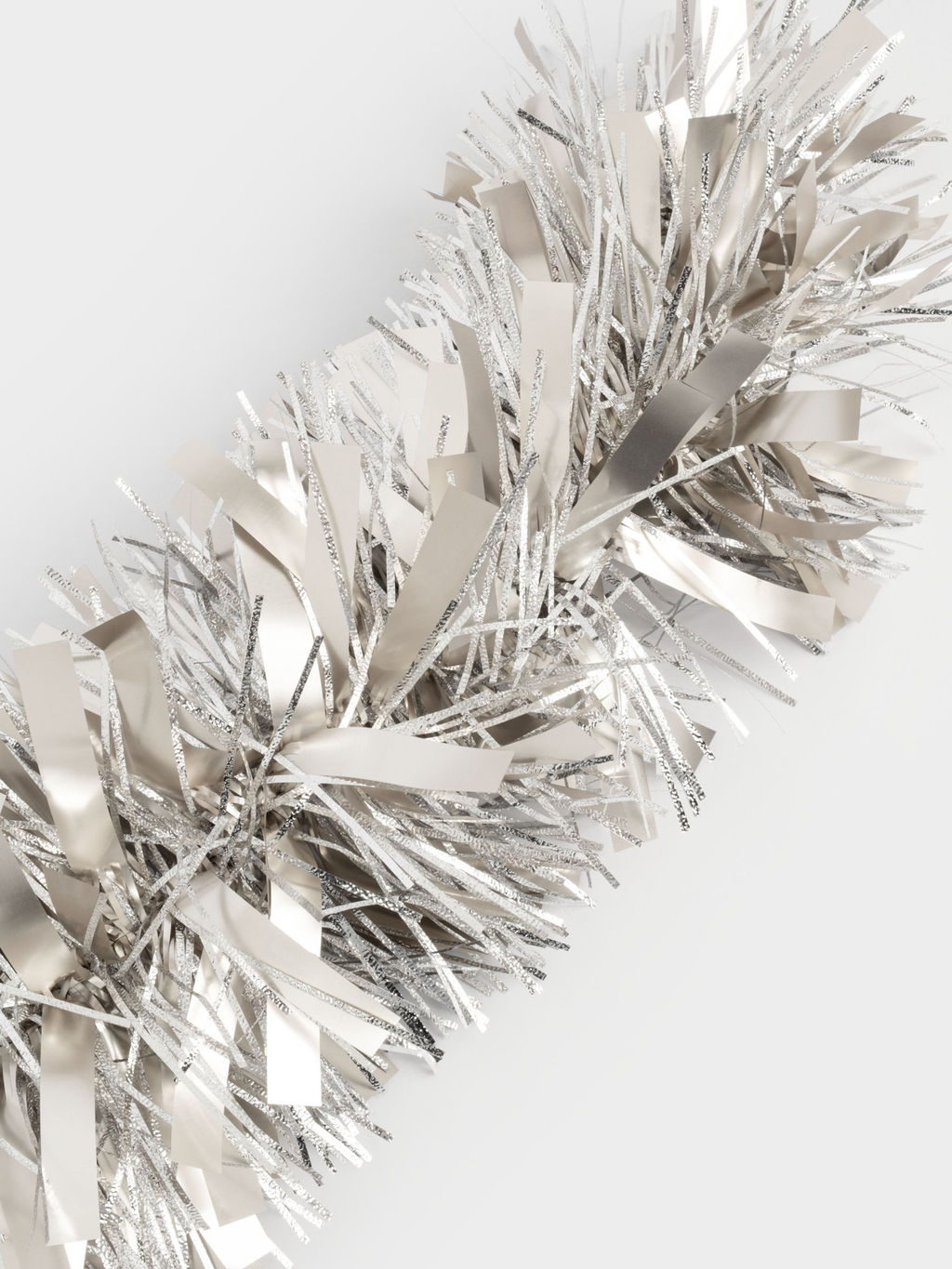 Гирлянда декоративная, 2 м, мишура, серебристая, New year - Anna lafarg фото 3