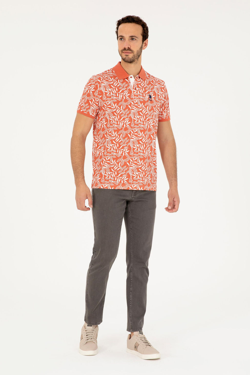 U. S. Polo Assn / Мужская футболка с пудрой - U.s. polo assn фото 11