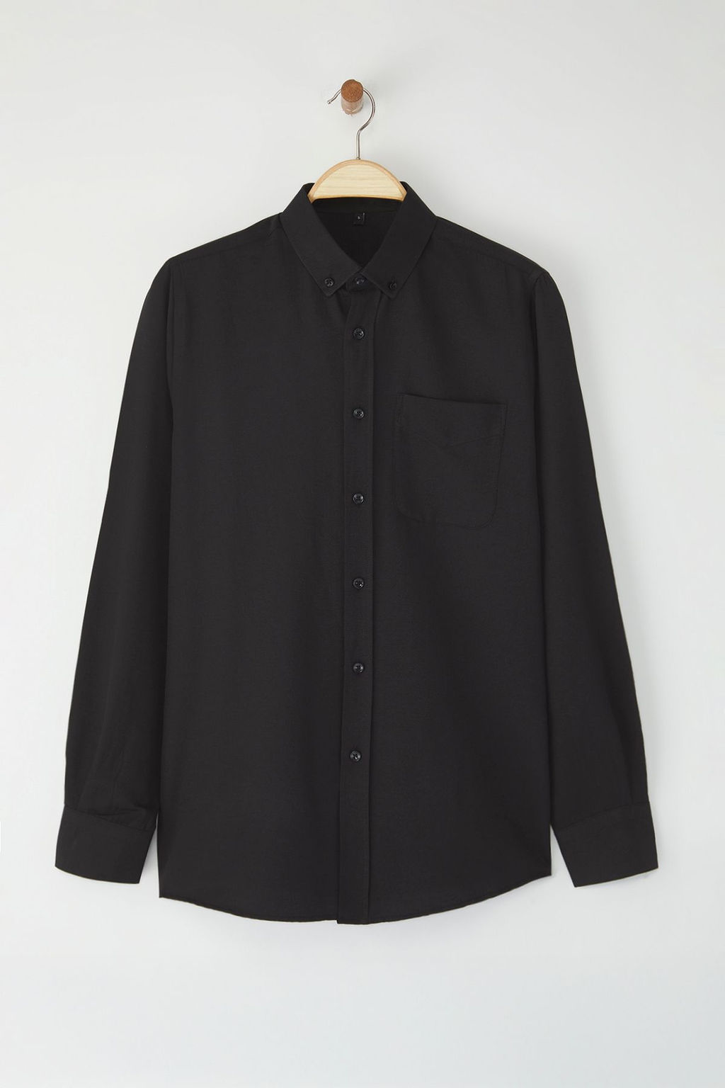 TRENDYOL MAN Mavi Regular Fit Oxford Kolay Utulenebilir Erkek Gomlek TMNSS25GO00079 - Trendyolmilla фото 2
