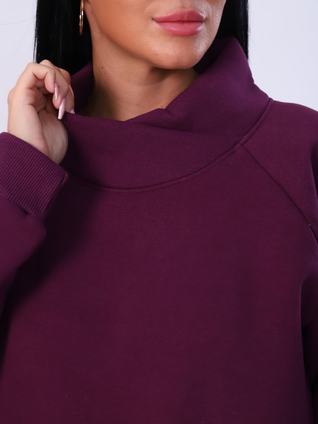 М343 Костюм Олимпия без капюшона (баклажан) - Иванушка-трикотаж фото 4