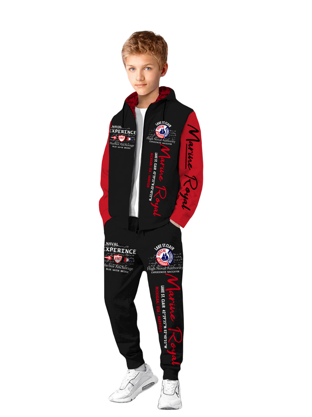 Спортивный костюм "Королевская Морпехота",красный