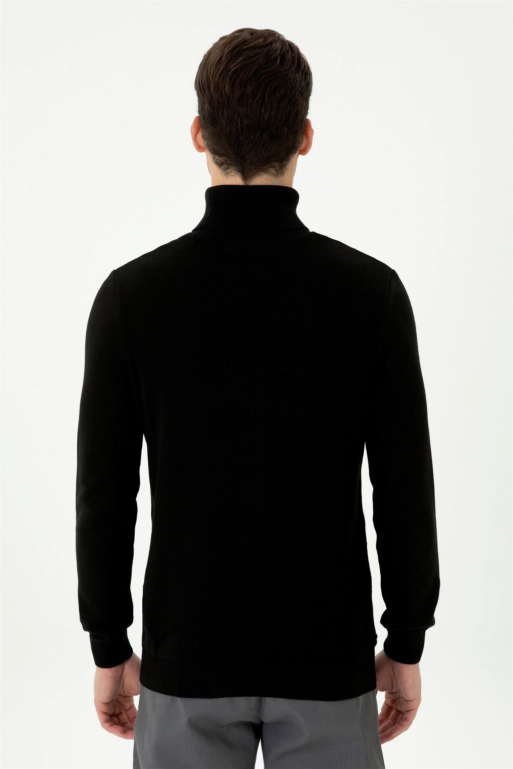 U. S. Polo Assn Мужской черный свитер - U.s. polo assn фото 4