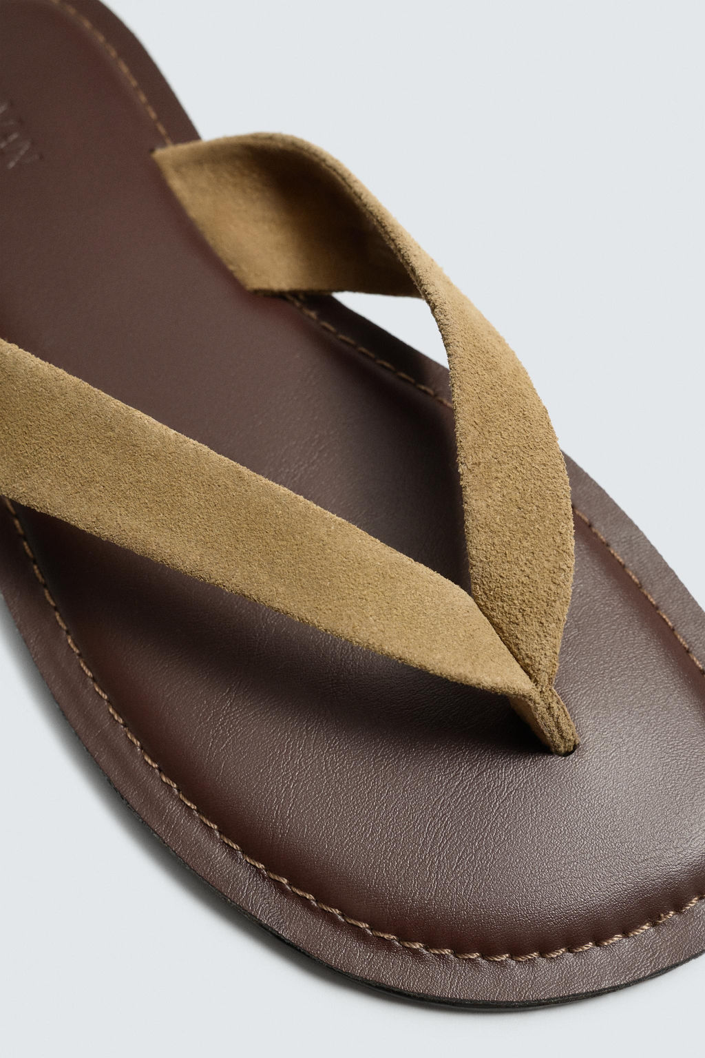 SANDALIA TIRAS PIEL / Beige - Zara фото 6