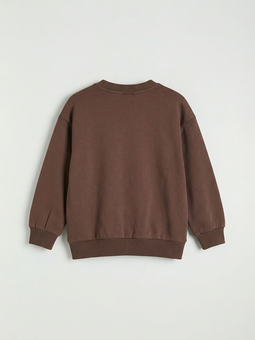 Bask?l? Erkek Bebek Sweatshirt