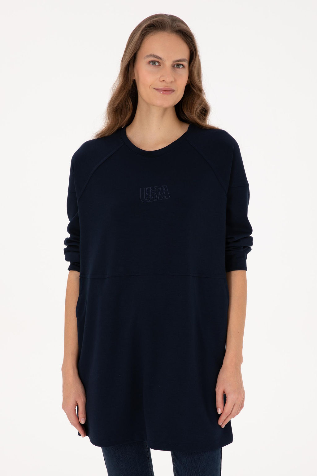 Kad_n Lacivert Sweatshirt