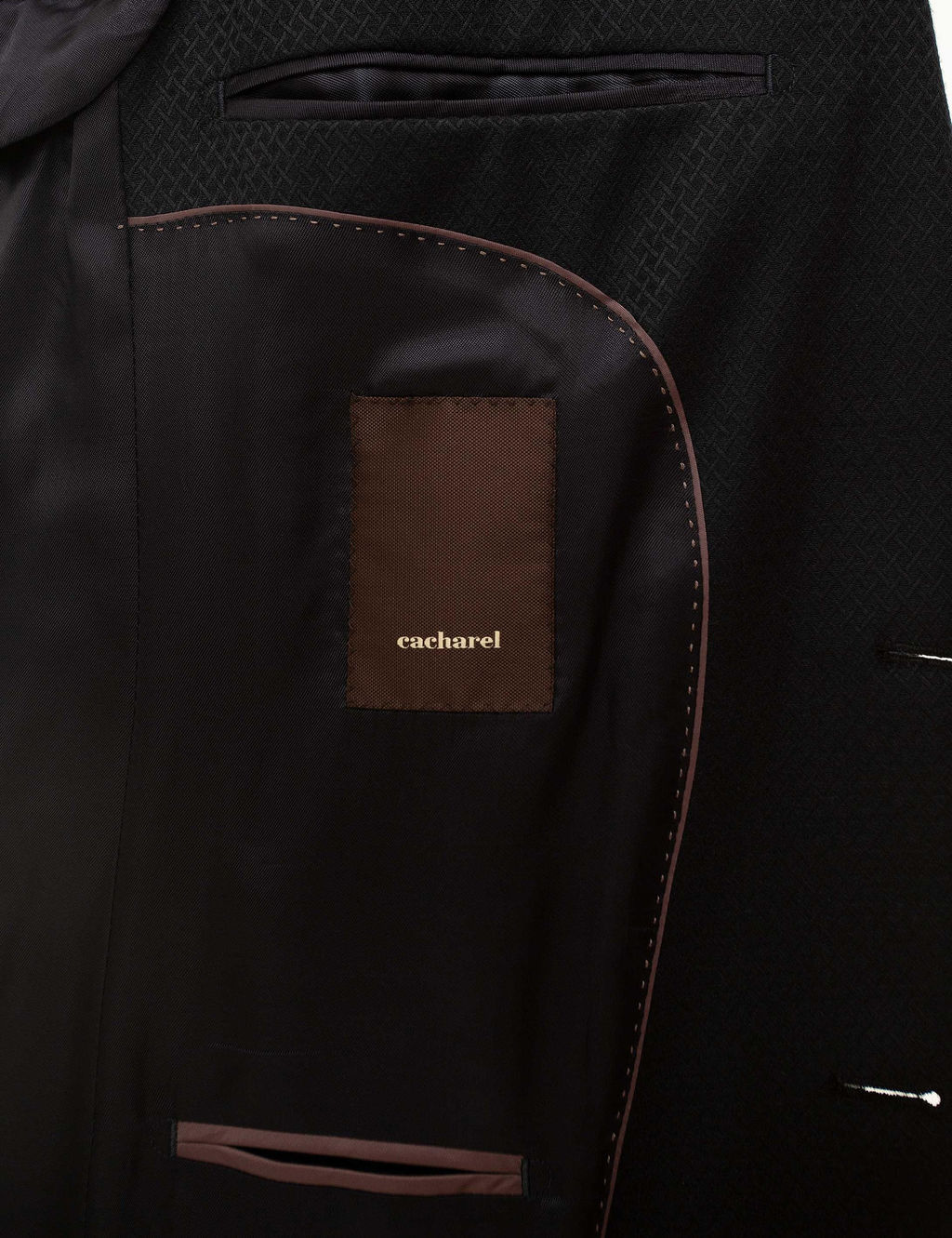 Темно-синяя приталенная куртка - Cacharel фото 12