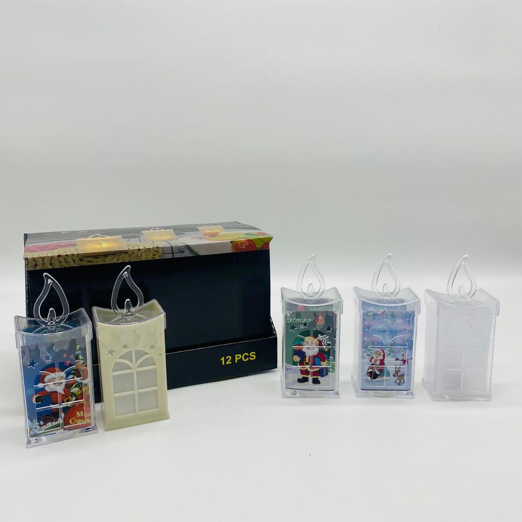 Новогоднее украшение - Ночник Свеча 12 шт в уп (арт. 6147-37) - Ип лебедев о.ю фото 5