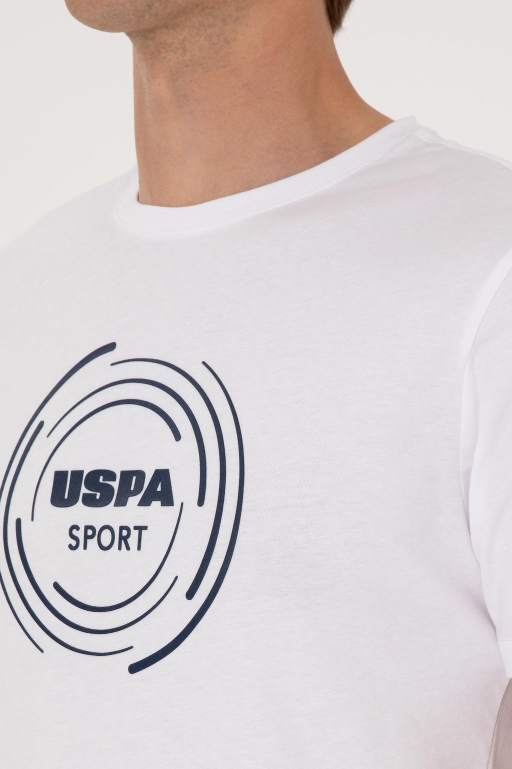 Erkek Regular Fit Bisiklet Yaka Beyaz Ti__rt Sepette S_rpriz _ndirim - U.s. polo assn фото 7