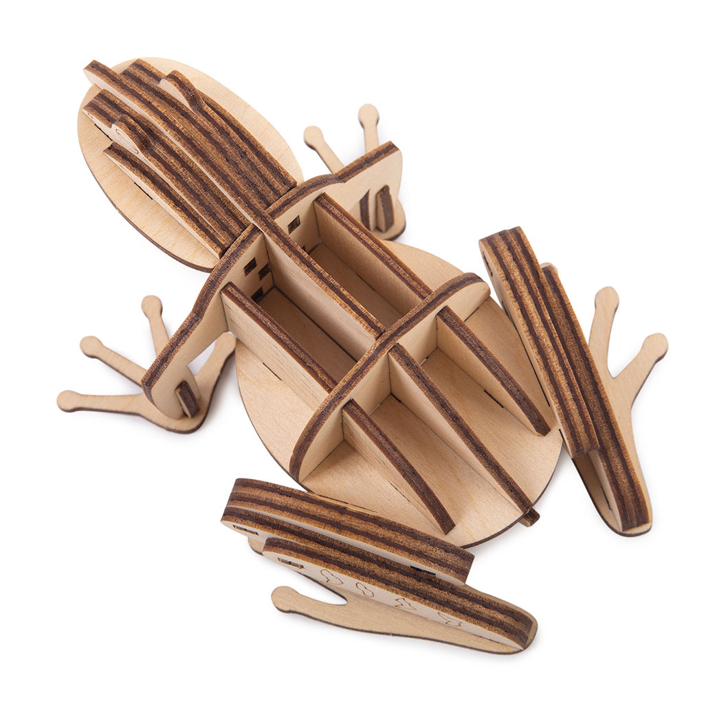 REZARK NIZ-19 Серия Живая природа Пазл 3D 42 элемент. Лягушка