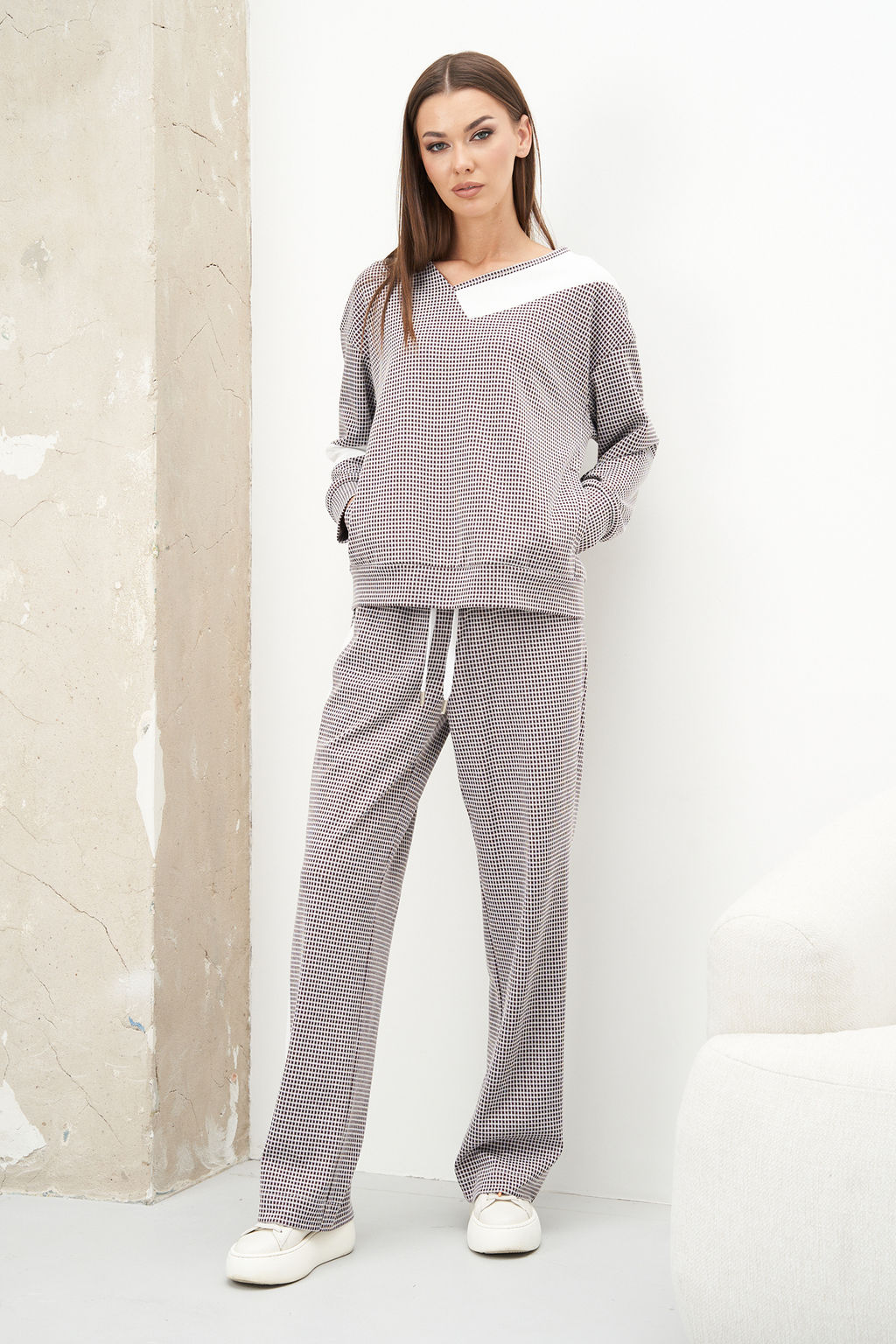 Спортивный костюм 4601 бордо - Fantazia mod фото 2