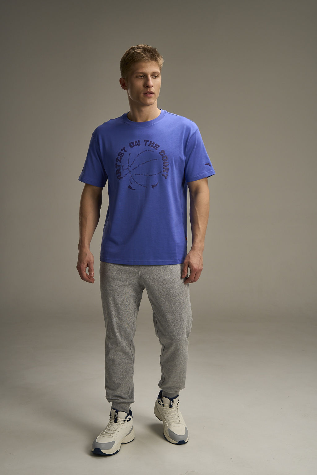 Брюки трикотажные Серый - Anta фото 2