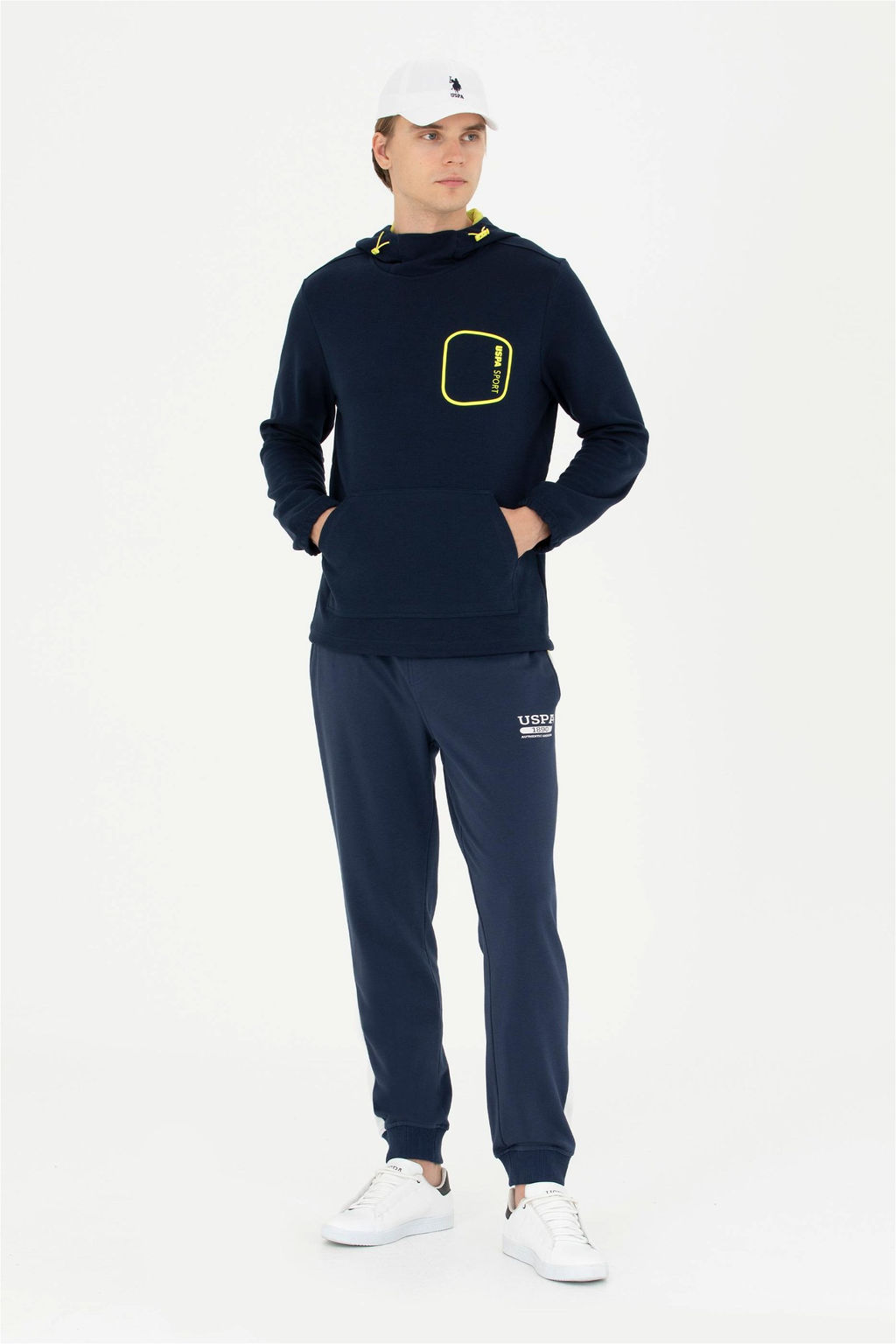 U. S. Polo Assn / Мужской темно-синий свитшот - U.s. polo assn фото 4