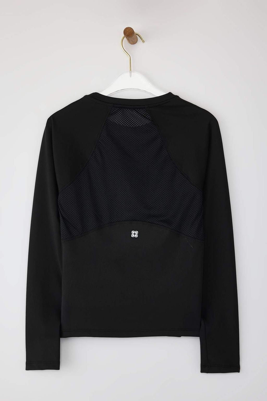 Siyah Micro S?rt File ve Reflektor Bask? Detayl? Orme Spor Ust/Bluz THMAW26BZ00001 - Trendyolmilla фото 7