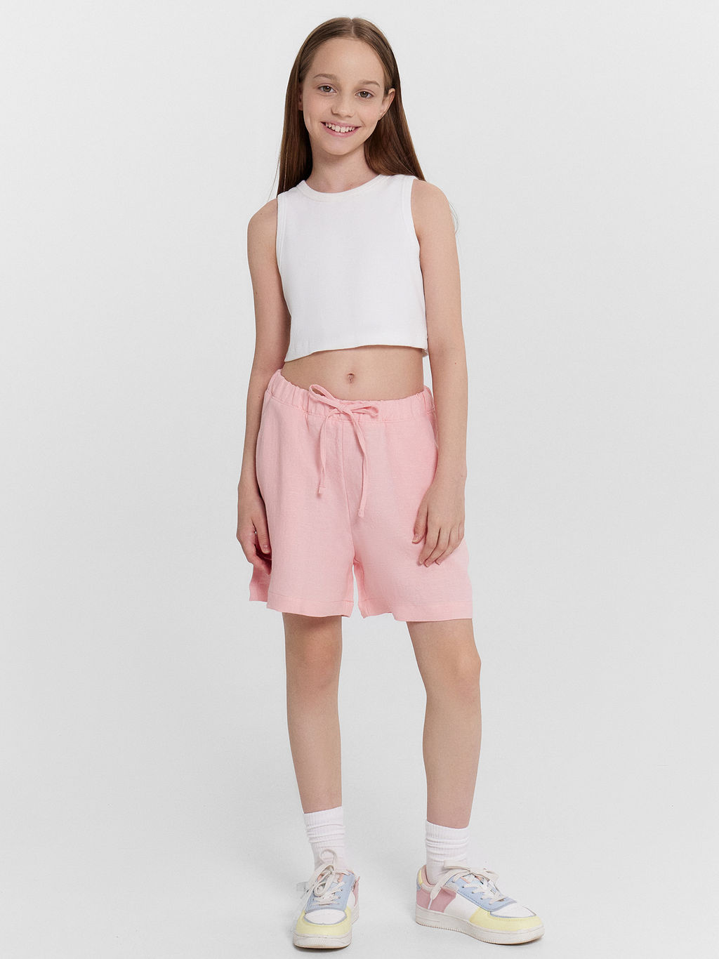 Шорты для девочек розовые - Mark formelle фото 3