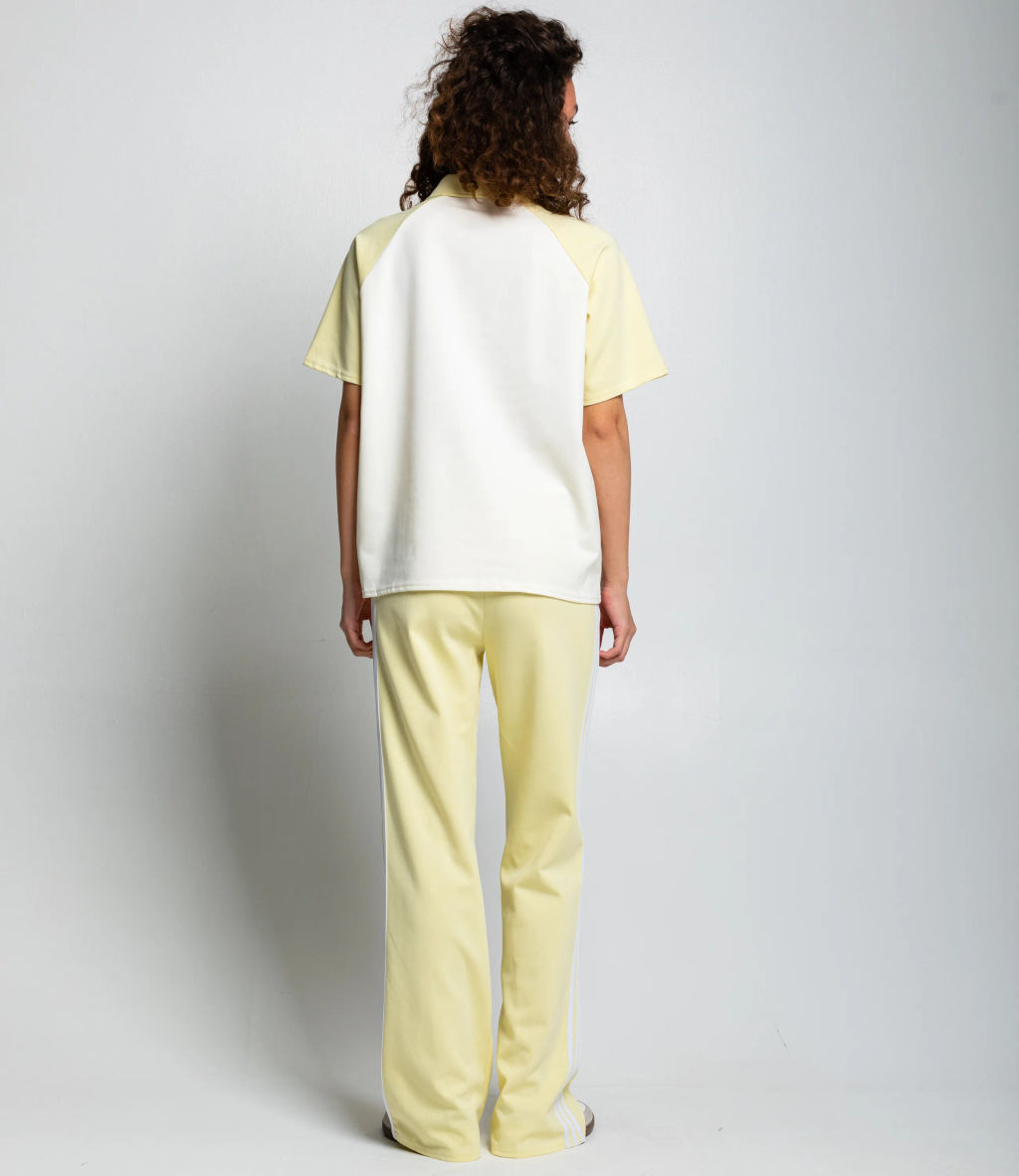 Спортивный костюм #КТ6605 (3), жёлтый, кремовый - Dommod фото 4
