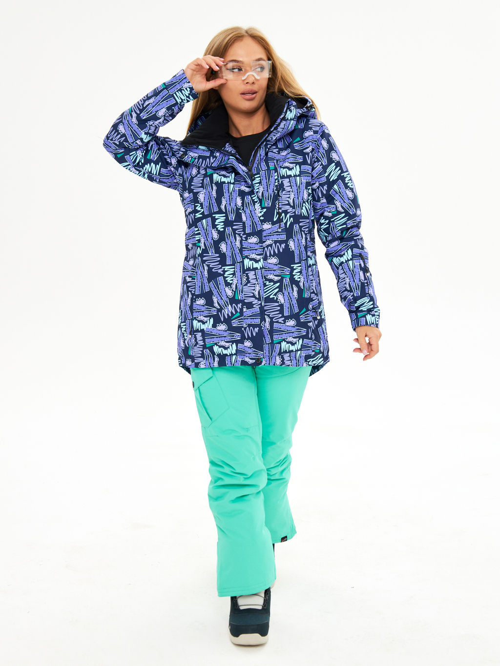 Женская горнолыжная сноубордическая куртка Alpha Endless Ultra Chaleur SNB 423/316_5 Разноцветный  фото 34