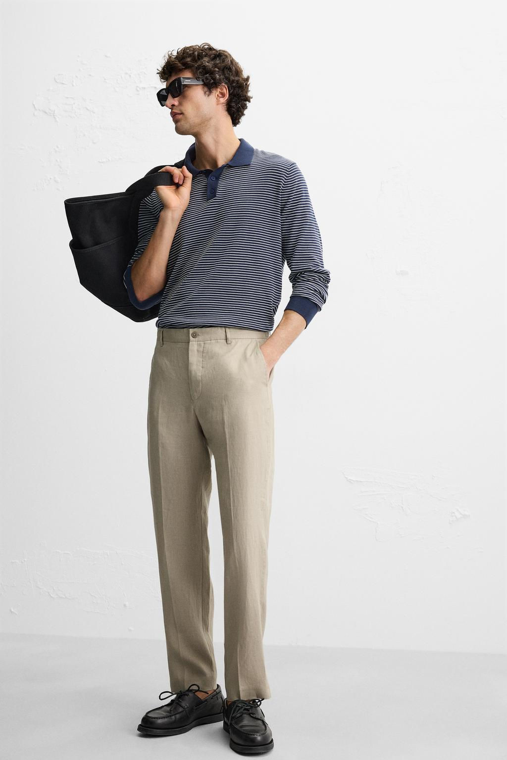 LINEN TROUSERS - Zara фото 47
