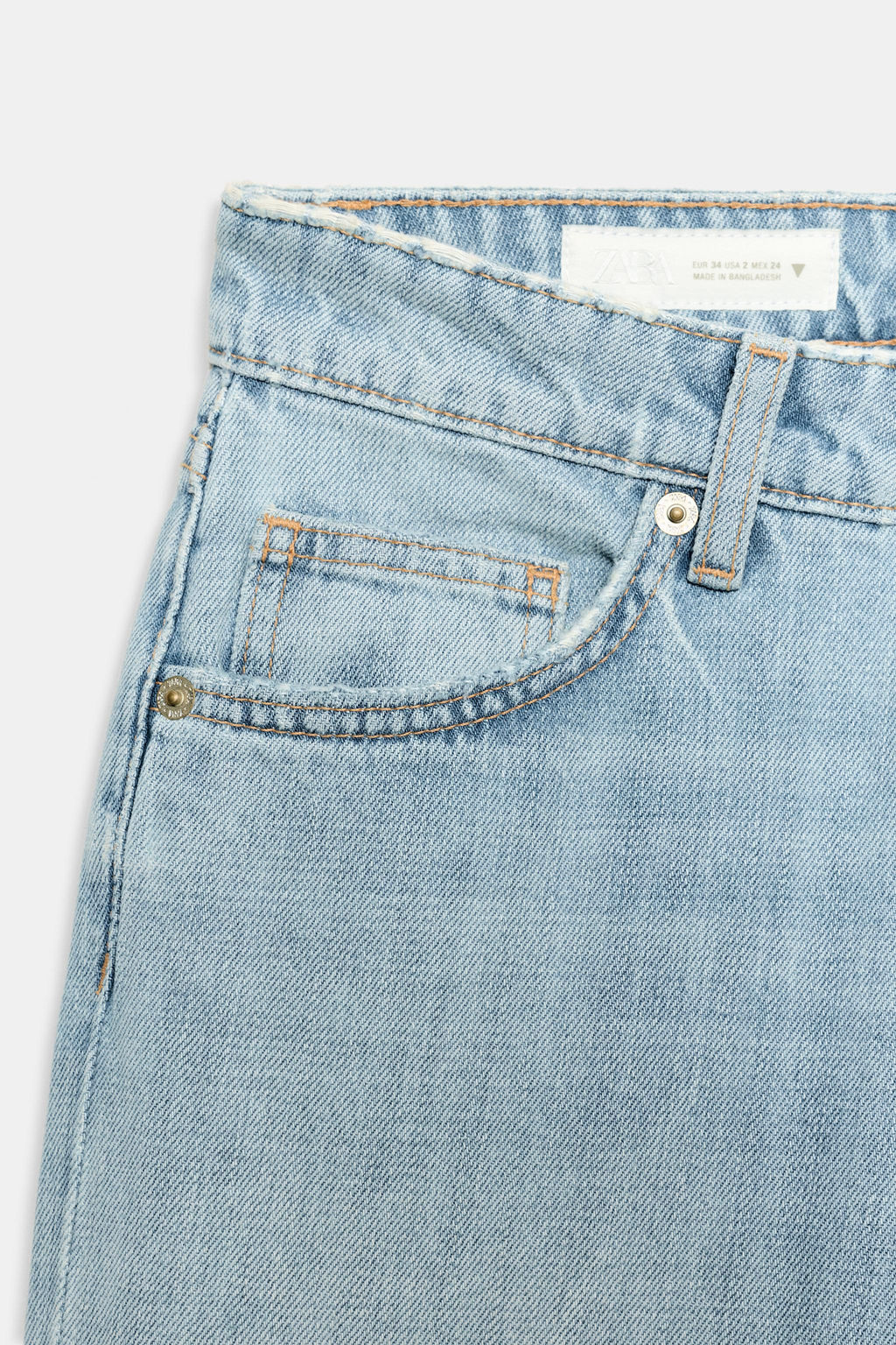 TRF MID-WAIST BAGGY JEANS - Zara фото 28