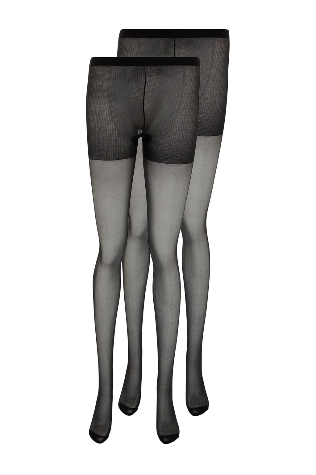 Trendyolmilla Siyah 2li Paket 15 Denye Jakar Orme Corap THMAW23CO00096 фото 5