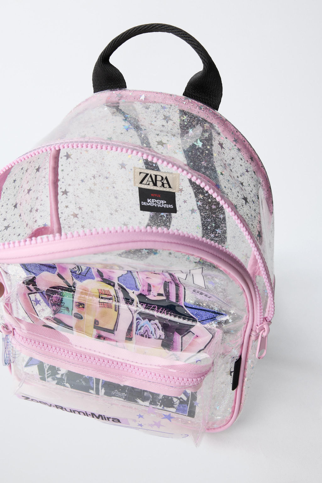 MOCHILA KPOP DEMON HUNTERS NETFLIX  / Plata - Zara фото 4
