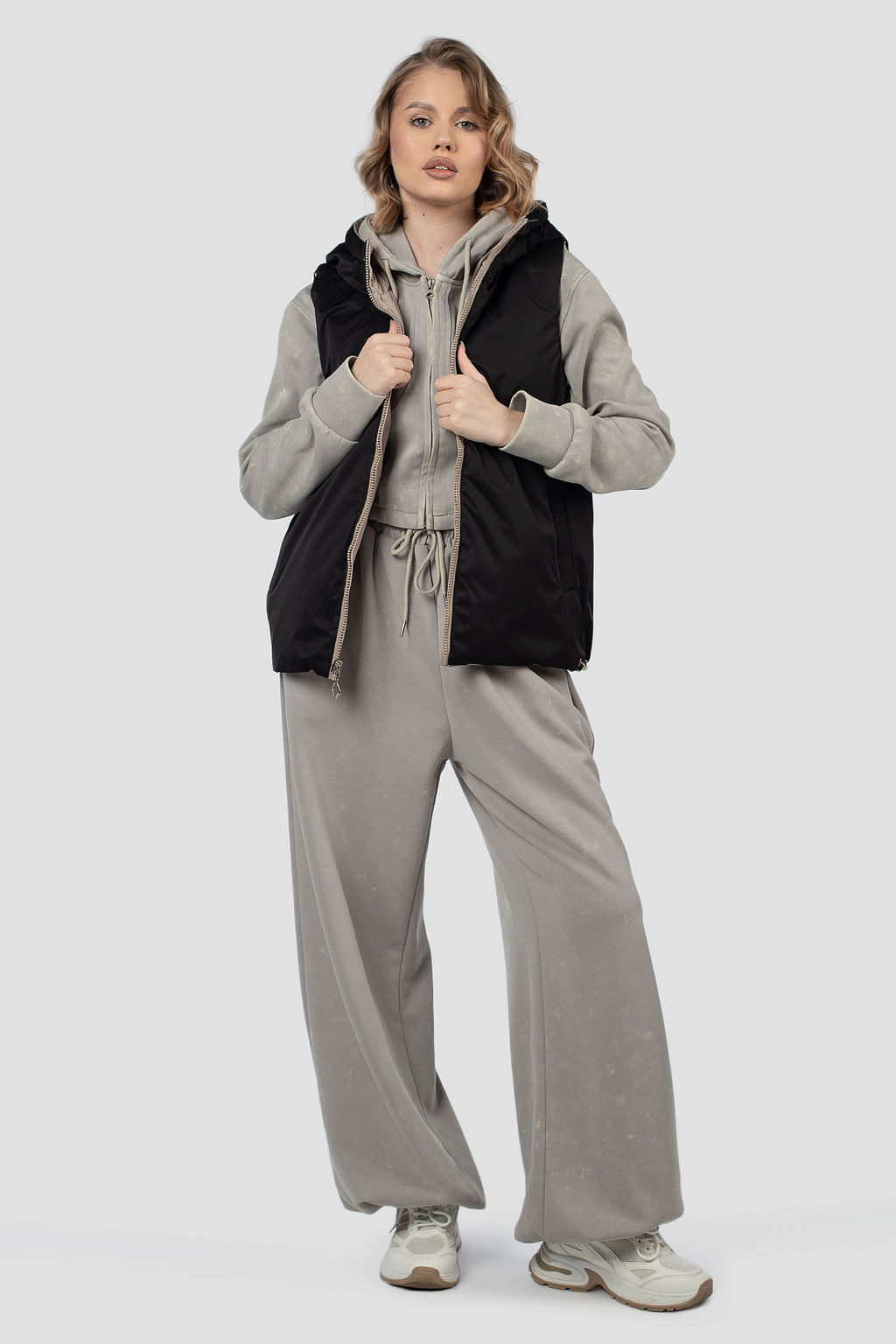 Куртка жилет двусторонняя демисезонная (синтепон 100) - El podio фото 10