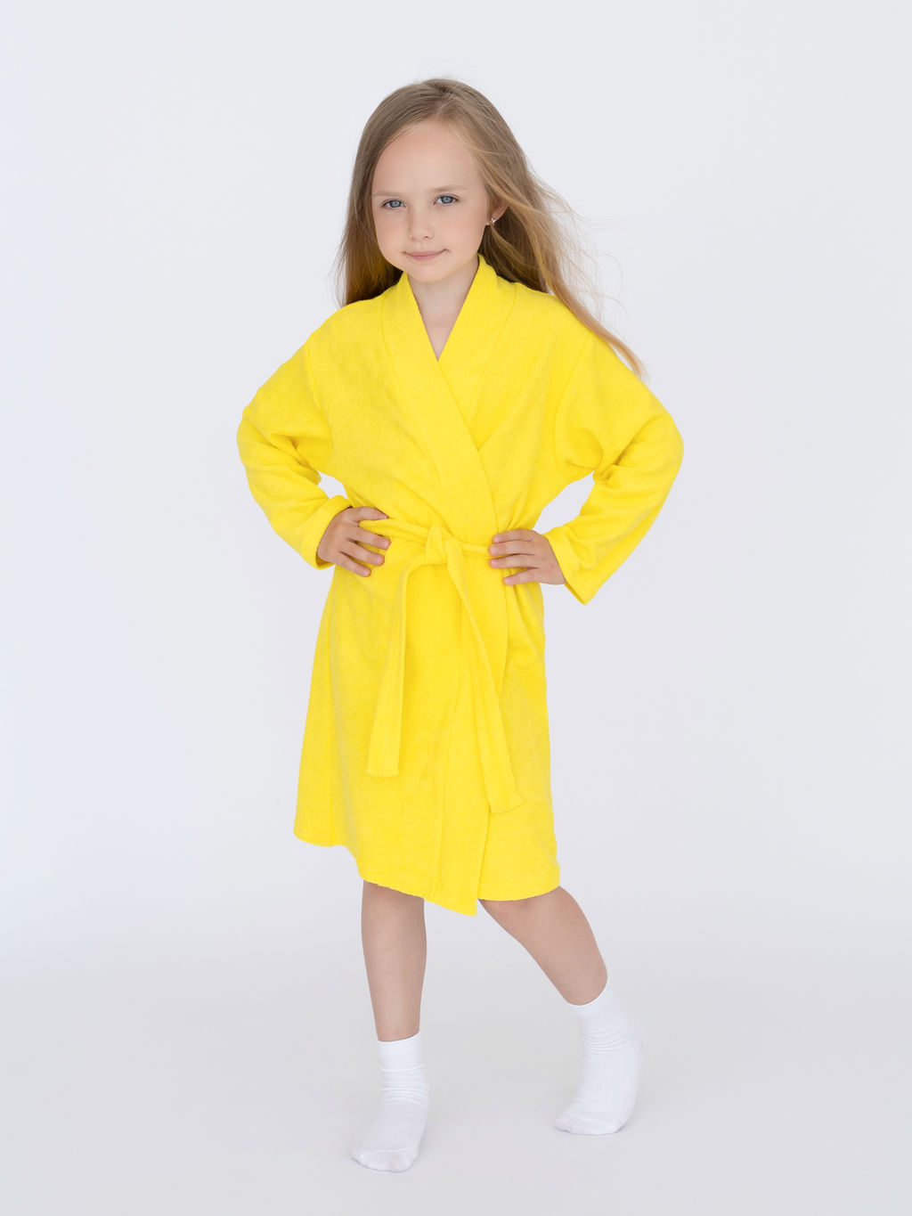 Халат детский лимон 909/1 (98, 56)