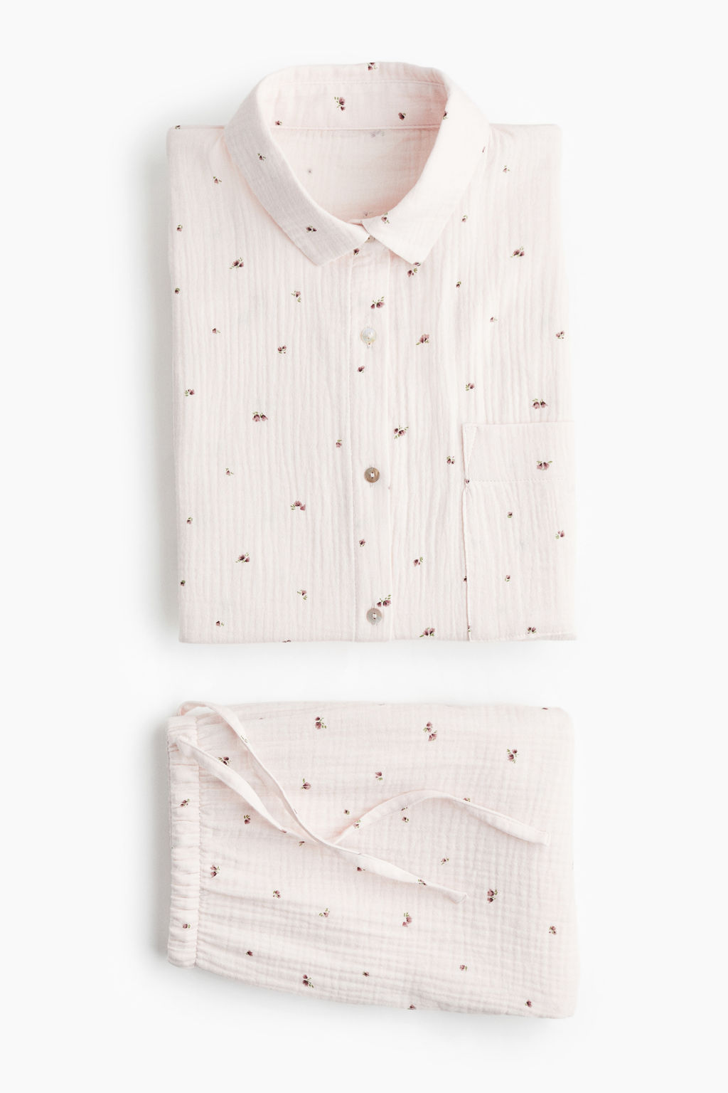 Camisa y pantal?n corto de pijama - H&m фото 16
