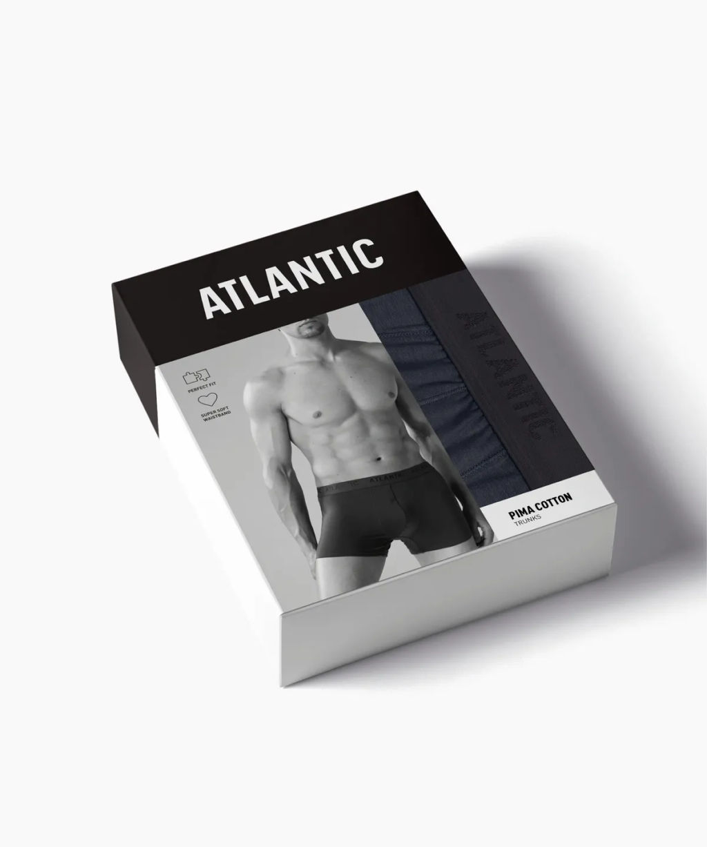 ATLANTIC MH-1199 Трусы шорты Pima cotton графитовый  фото 5