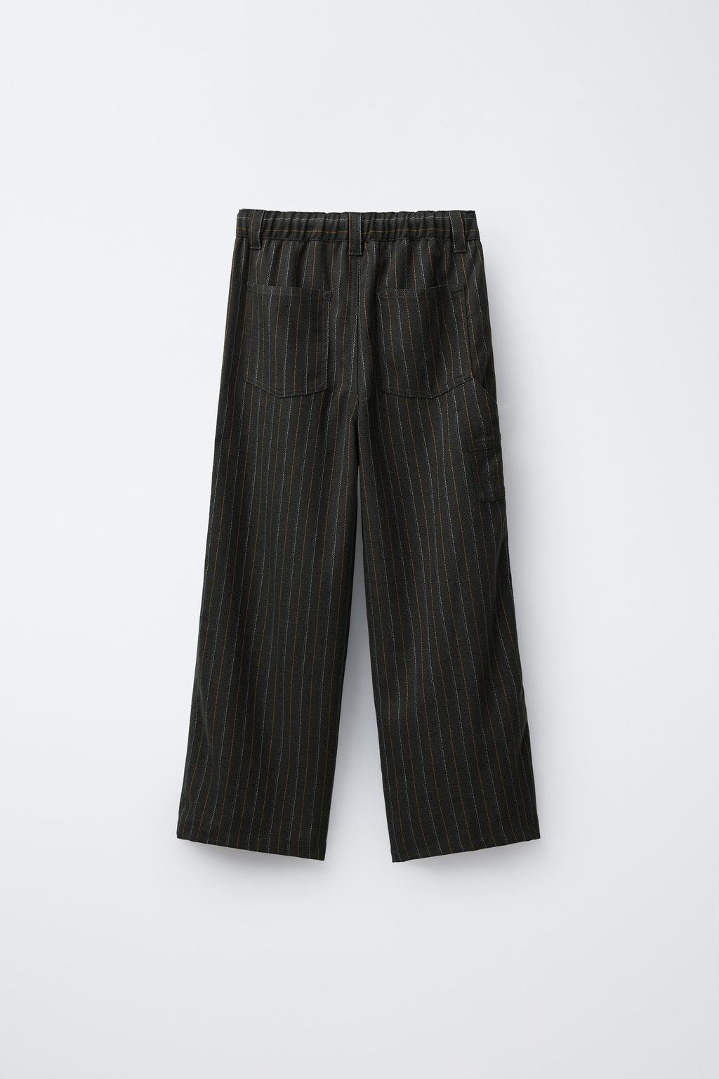 STRIPED PATCH TROUSERS - Zara фото 2