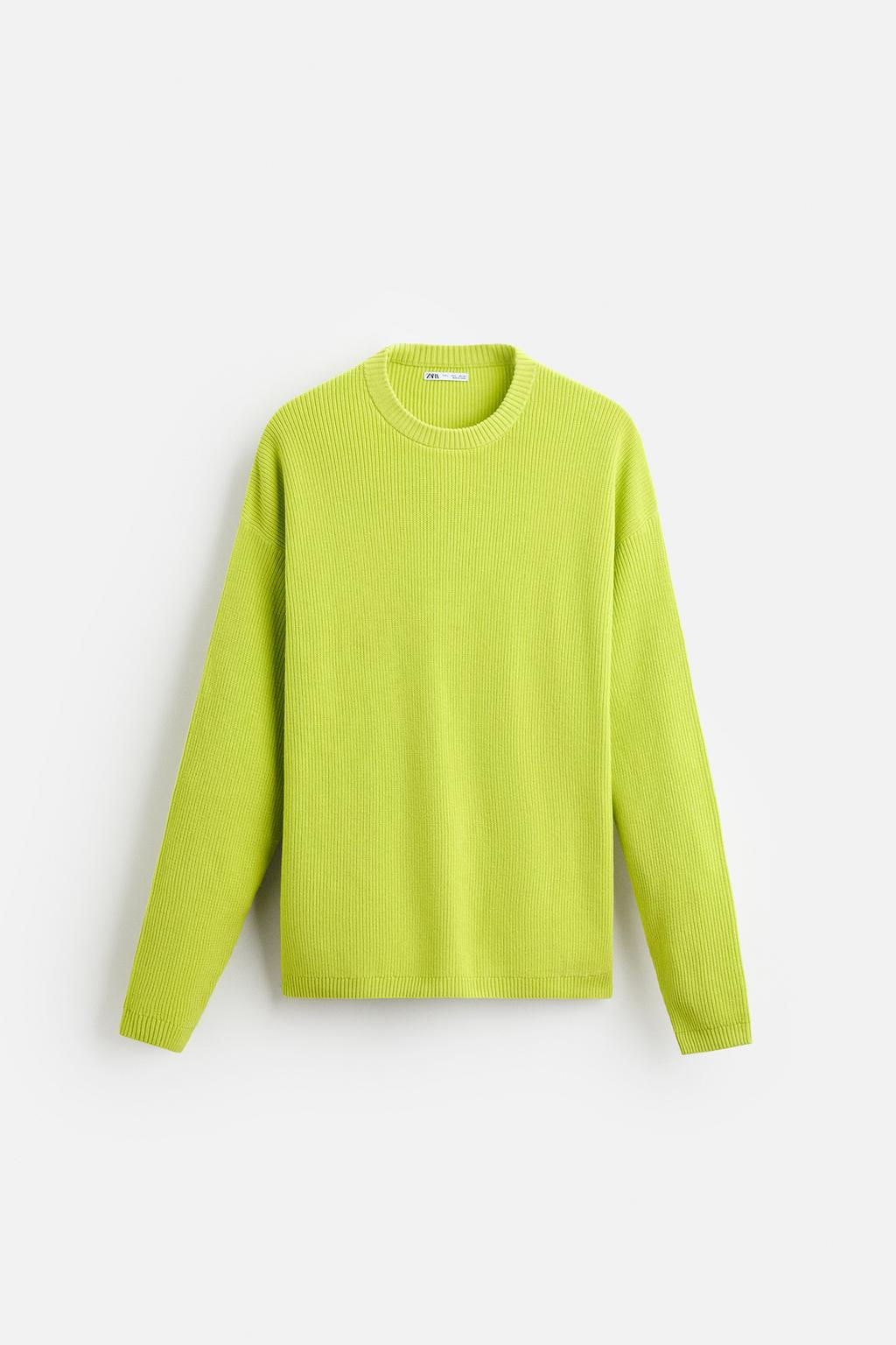 TEXTURED COTTON SWEATER - Zara фото 7