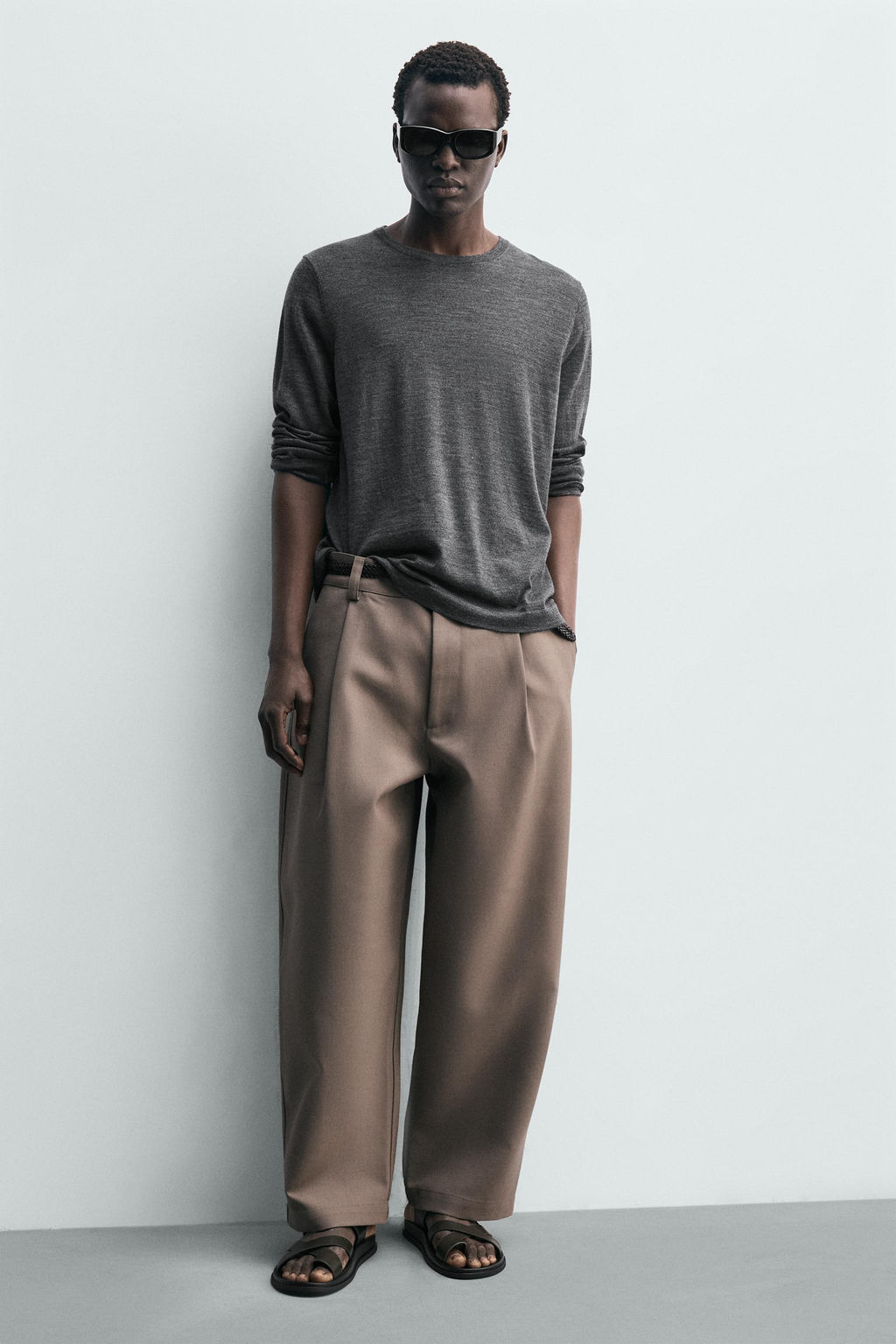 SANDALIA TIRAS / Verde agua