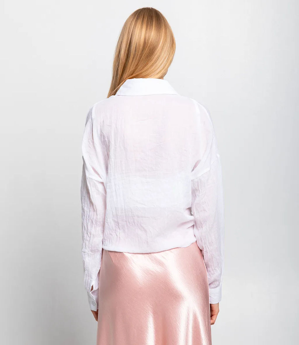 Рубашка #ОКТ115001, белый - Dommod фото 3