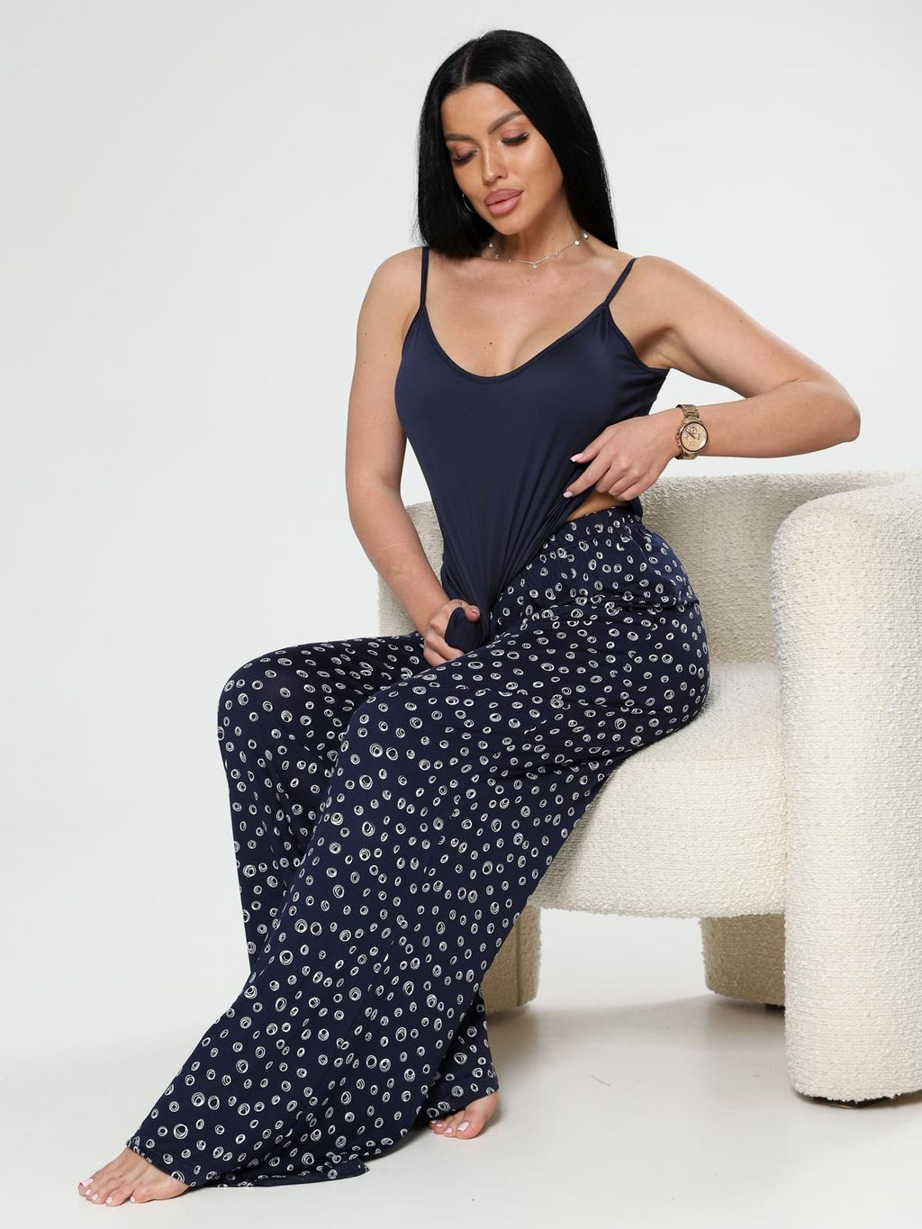 IV-CAPRIZ Паолина - брюки из ткани масло фото 12