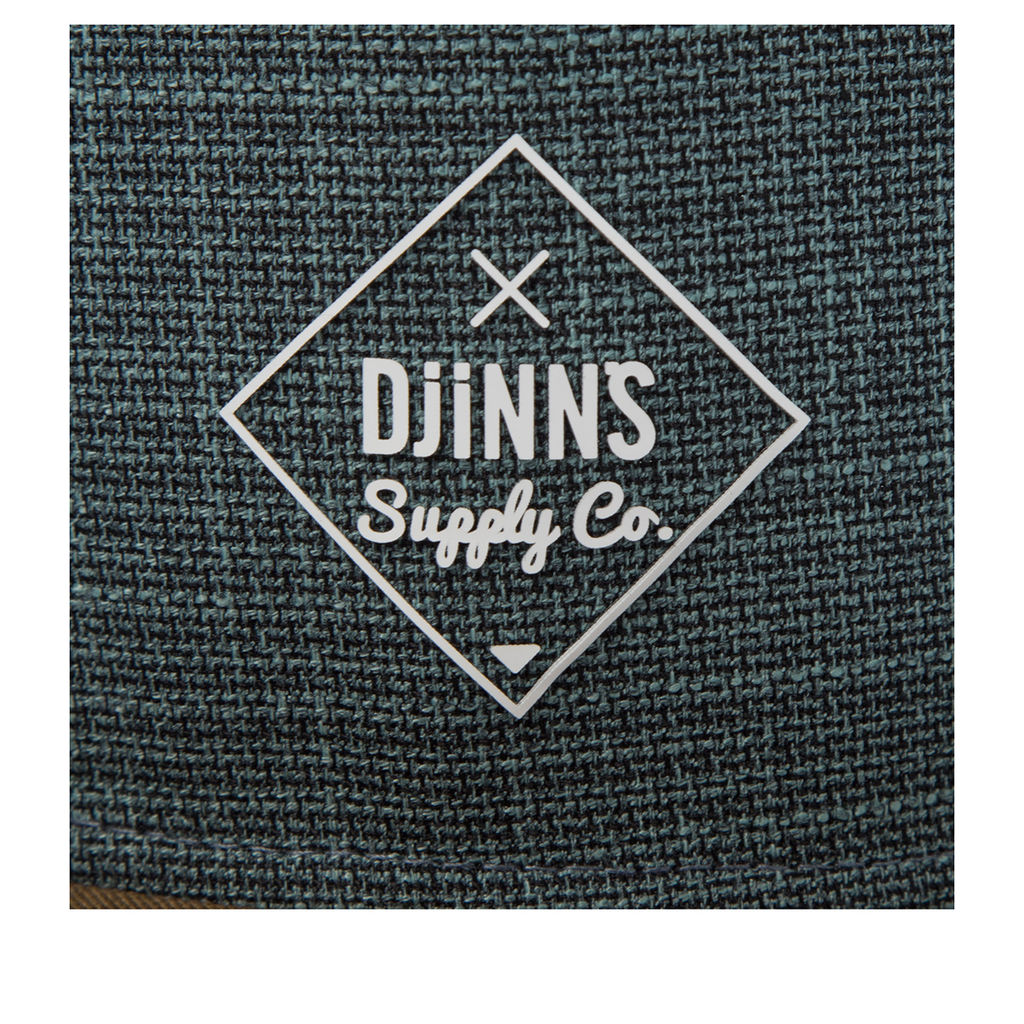 Бейсболка DJINNS арт. 6P SB Cottoncheck (серый / бежевый)  фото 3
