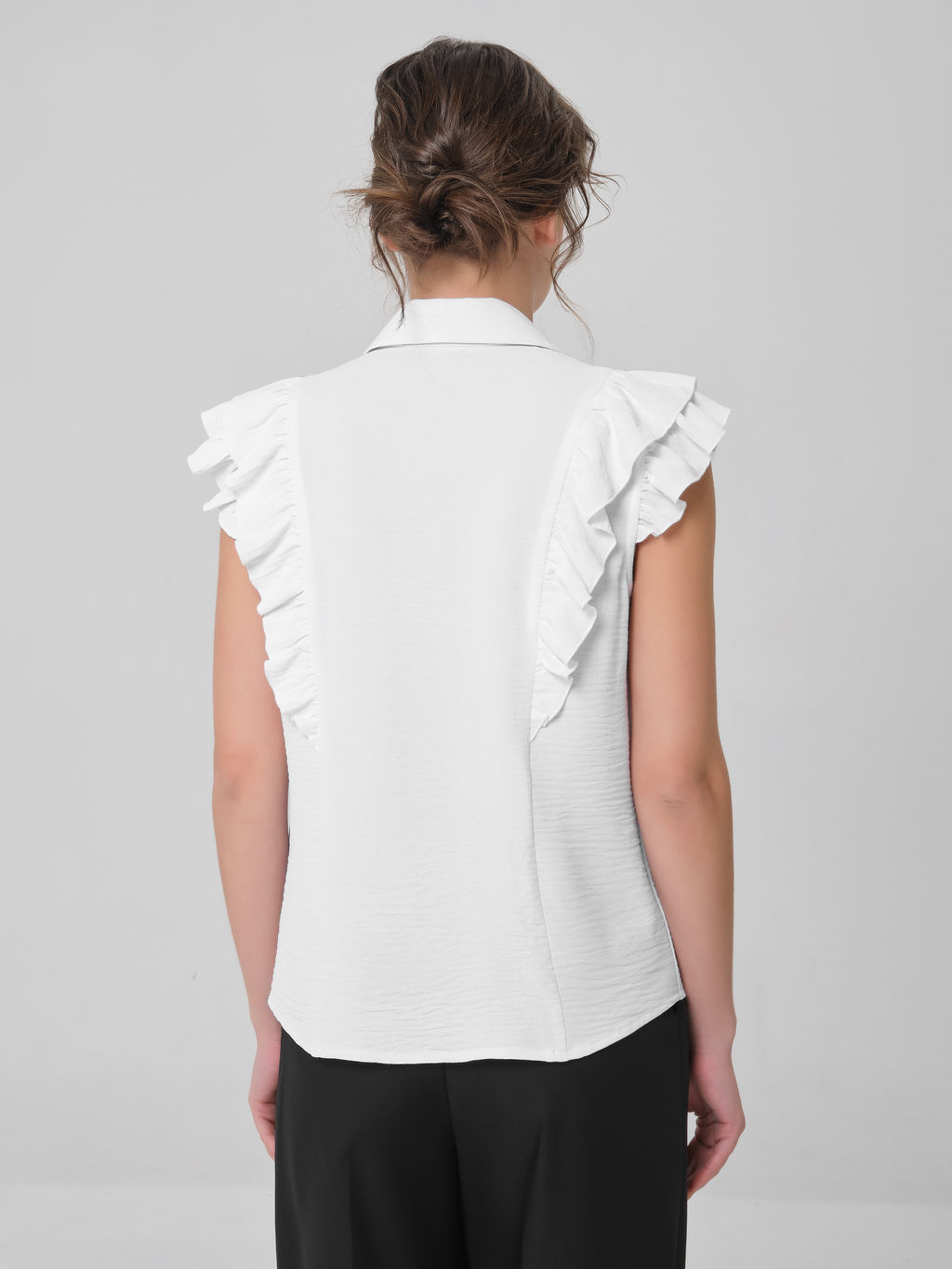 Блузка с оборками - Stilla фото 4